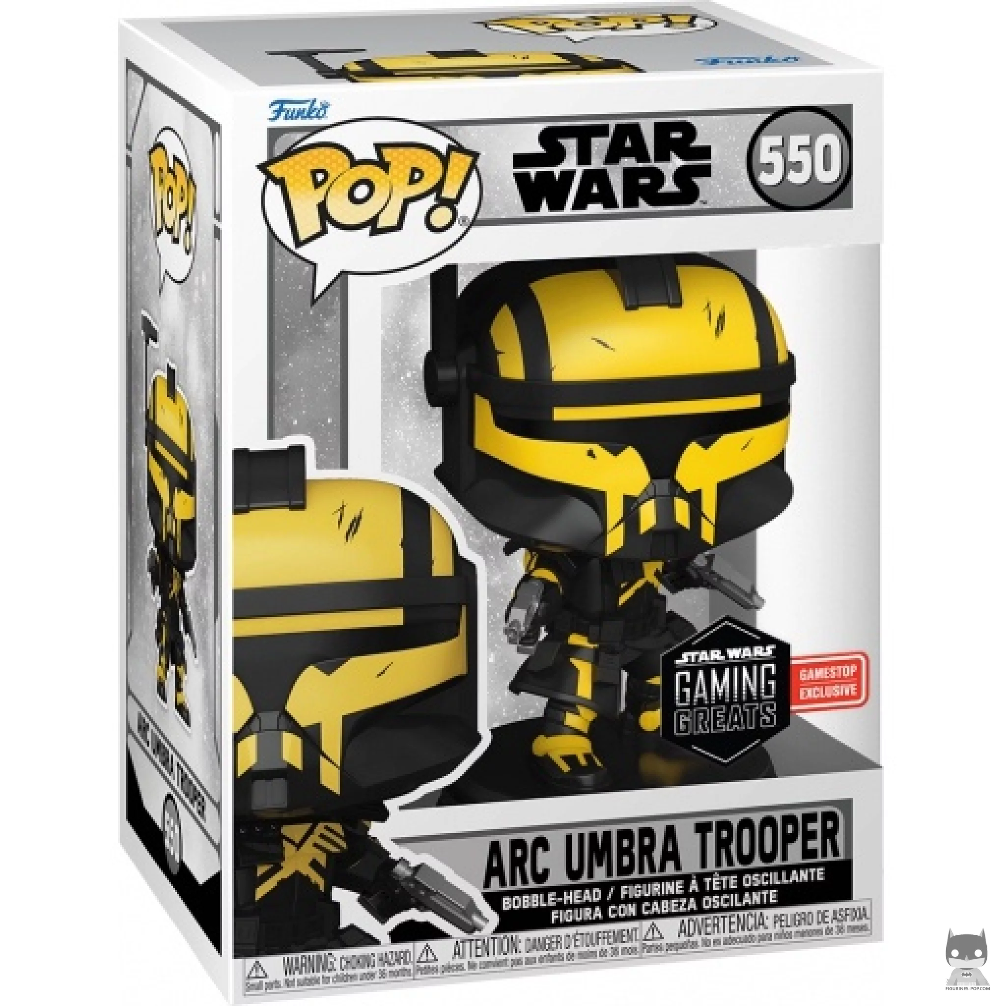 Figura Funko Pop! Soldado ARC Umbra en su caja