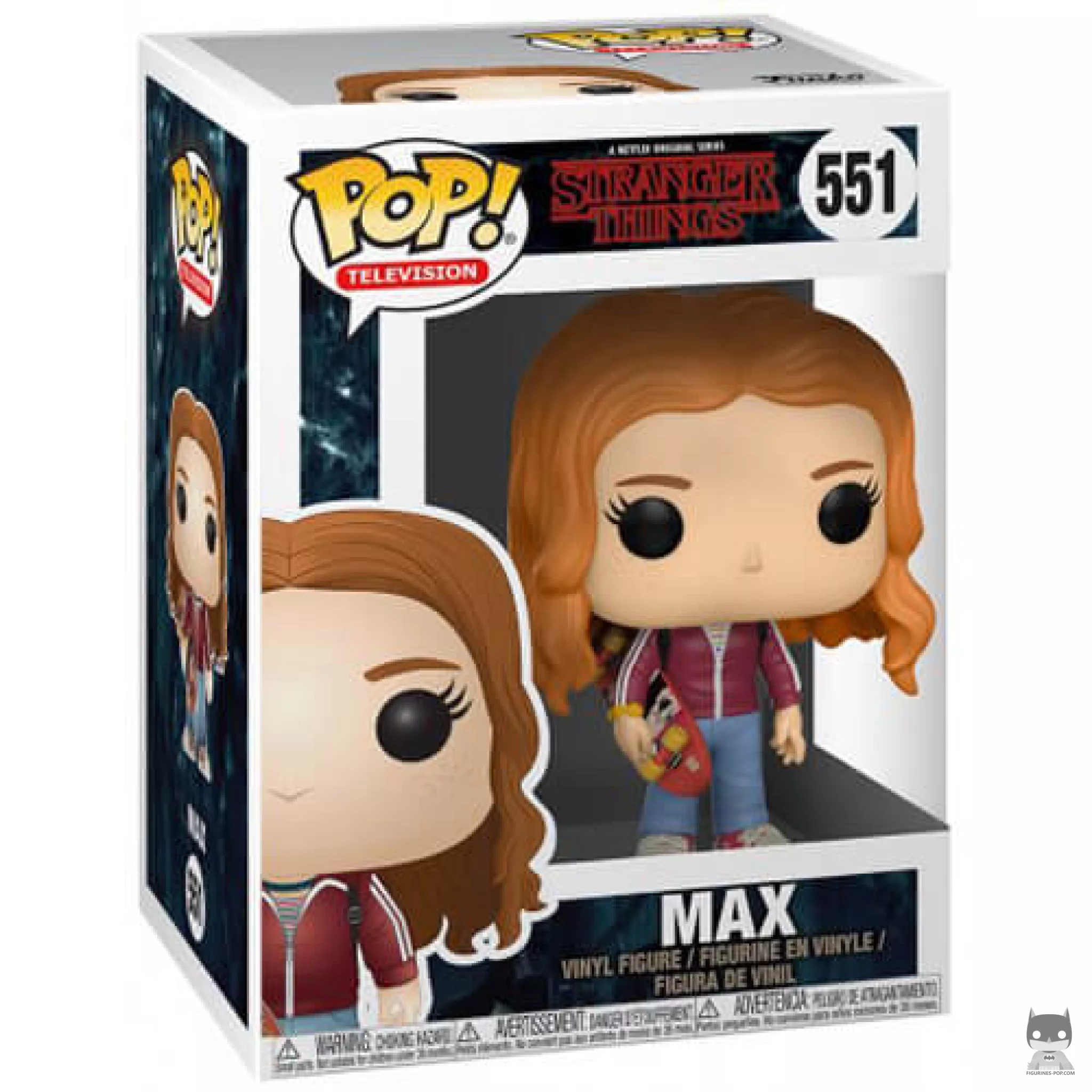 Figura Funko Pop! Max Mayfield en su caja