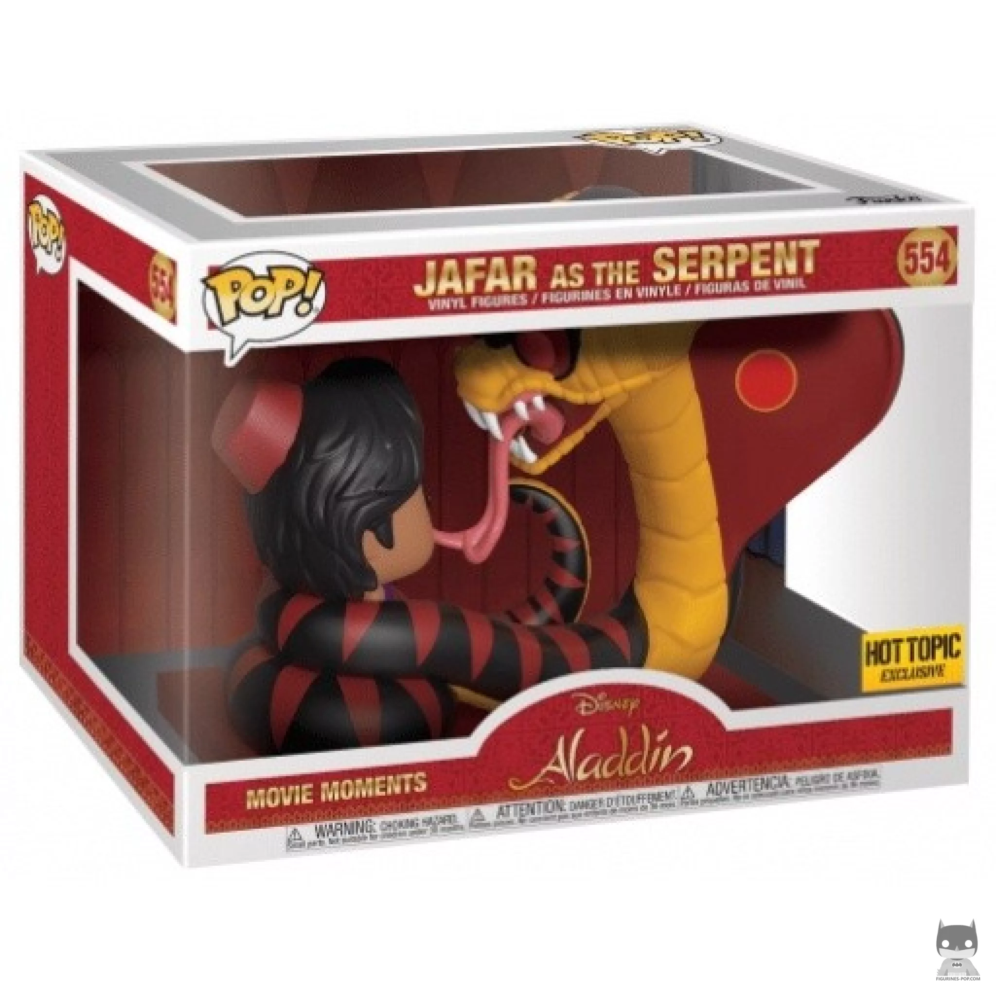 Figura Funko Pop! Jafar como serpiente en su caja