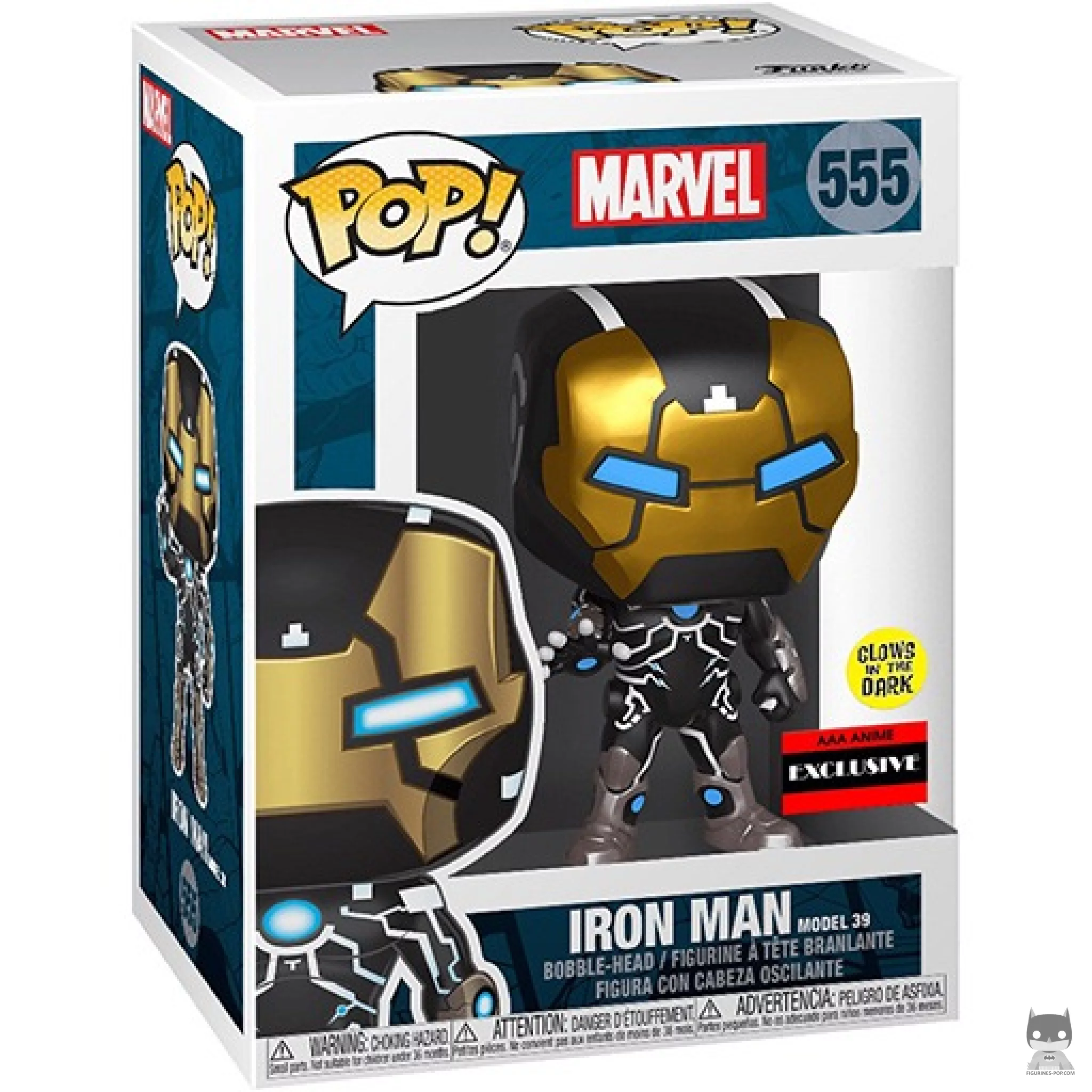 Figura Funko Pop! Iron Man Modelo 39 en su caja