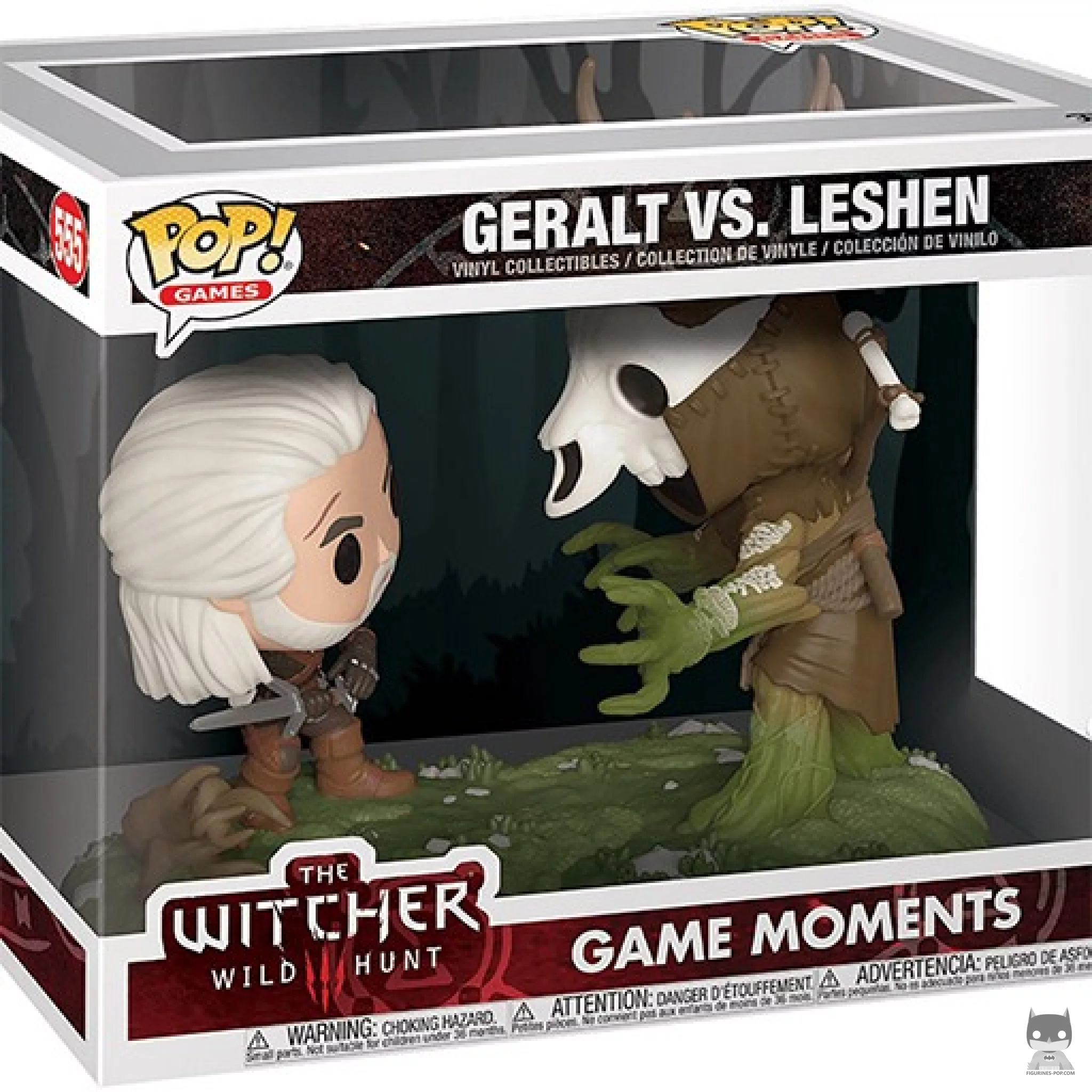 Figura Funko Pop! Geralt vs. Leshen en su caja