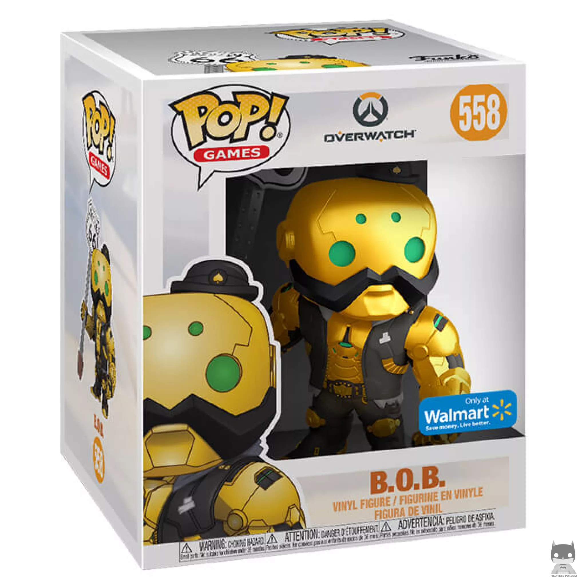 Figura Funko Pop! B.O.B. (Metalizado) en su caja
