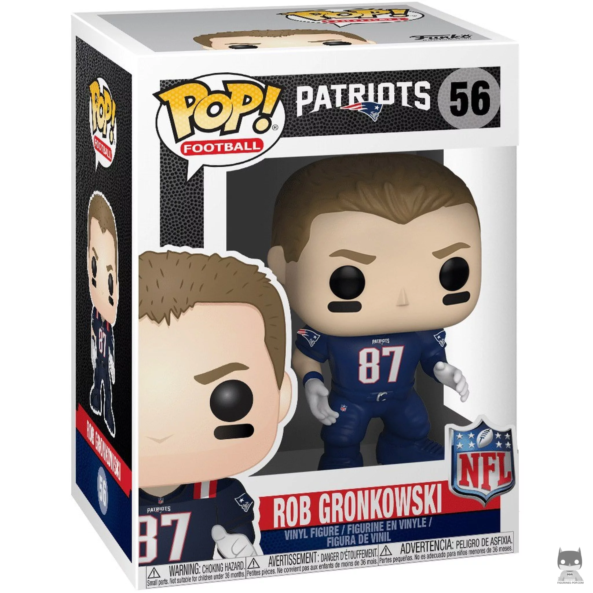 Figura Funko Pop! Rob Gronkowski en su caja
