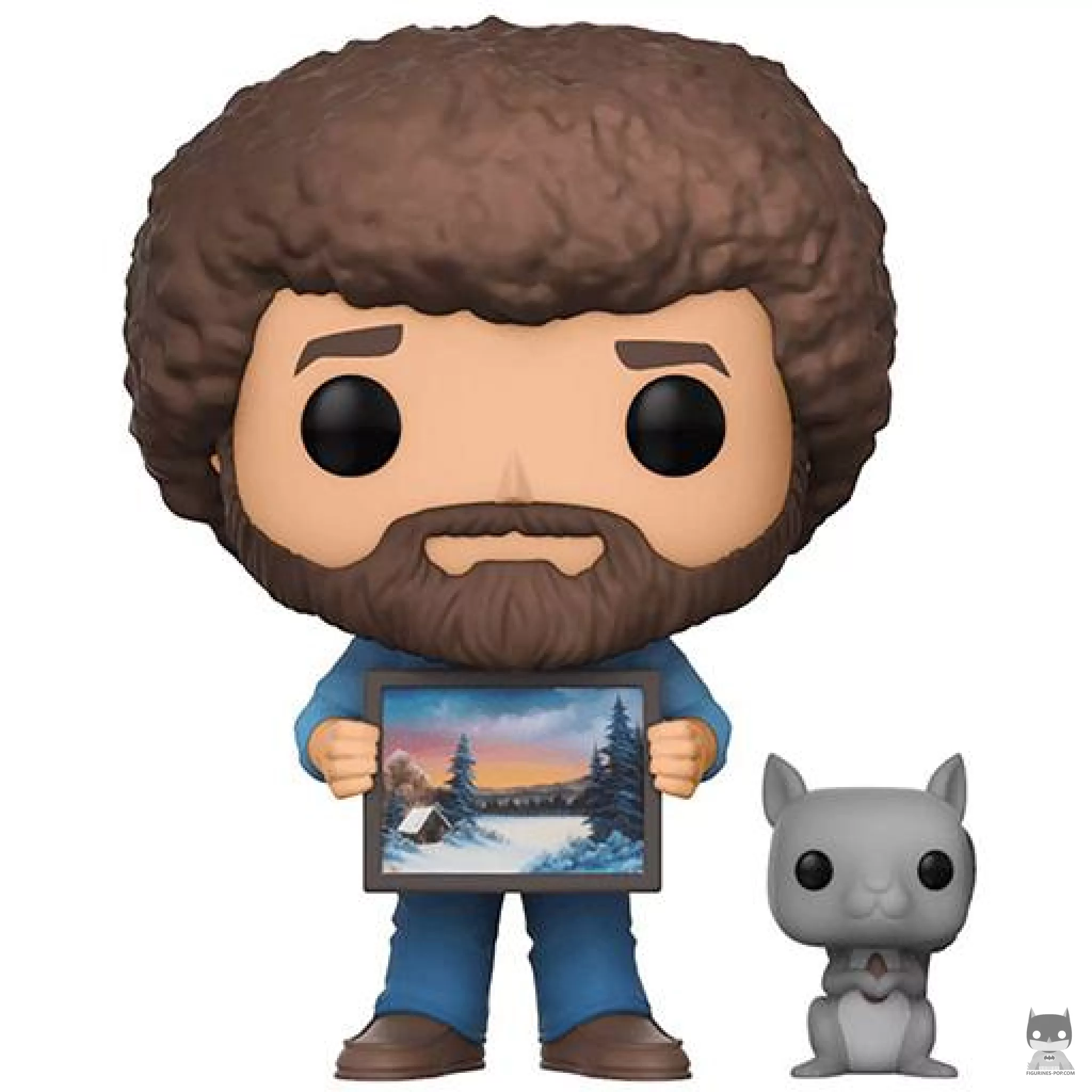 Figura Funko Pop! Bob Ross (con la ardilla Pea Pod) (Bob Ross)
