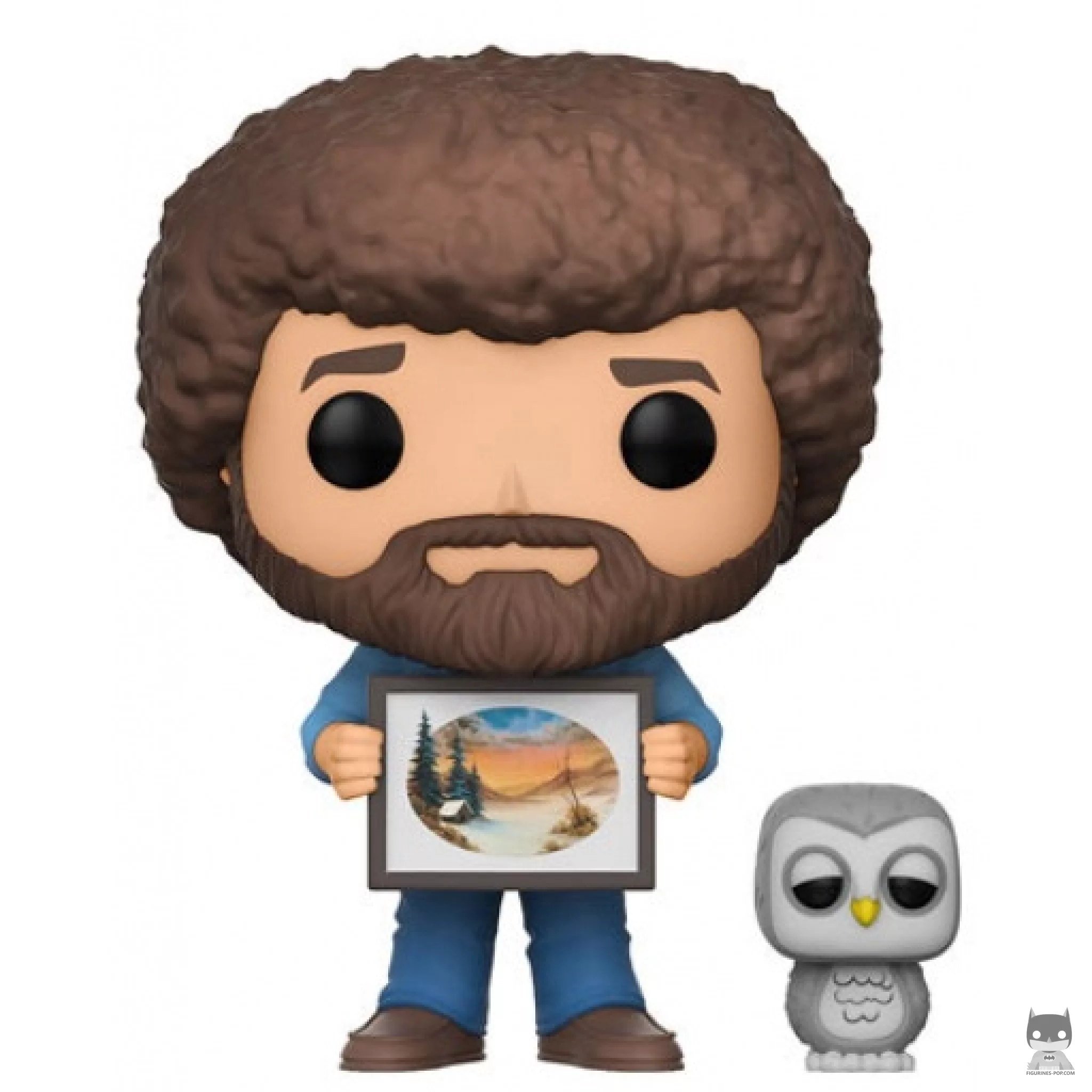 Figura Funko Pop! Bob Ross & Hoot (Chase) (Bob Ross)