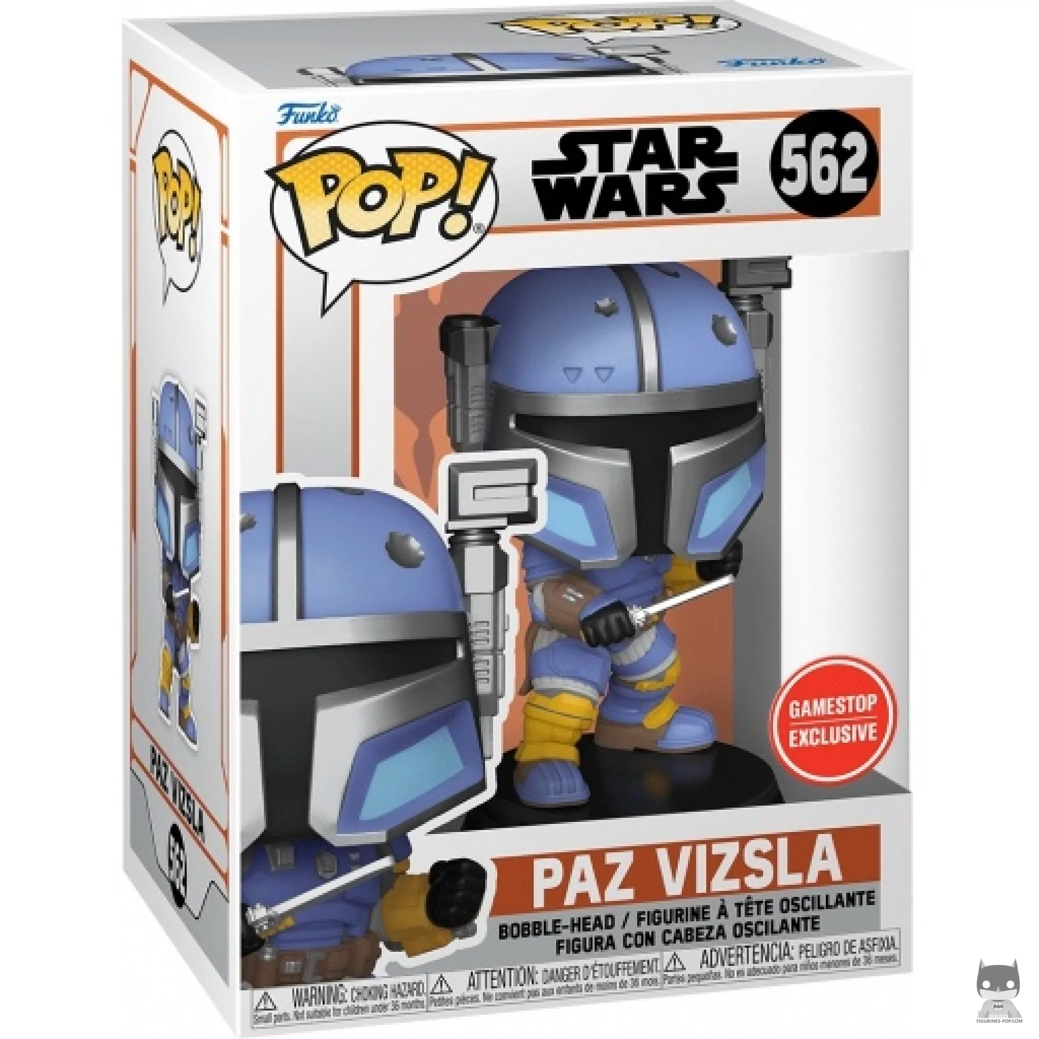 Figura Funko Pop! Paz Vizsla en su caja