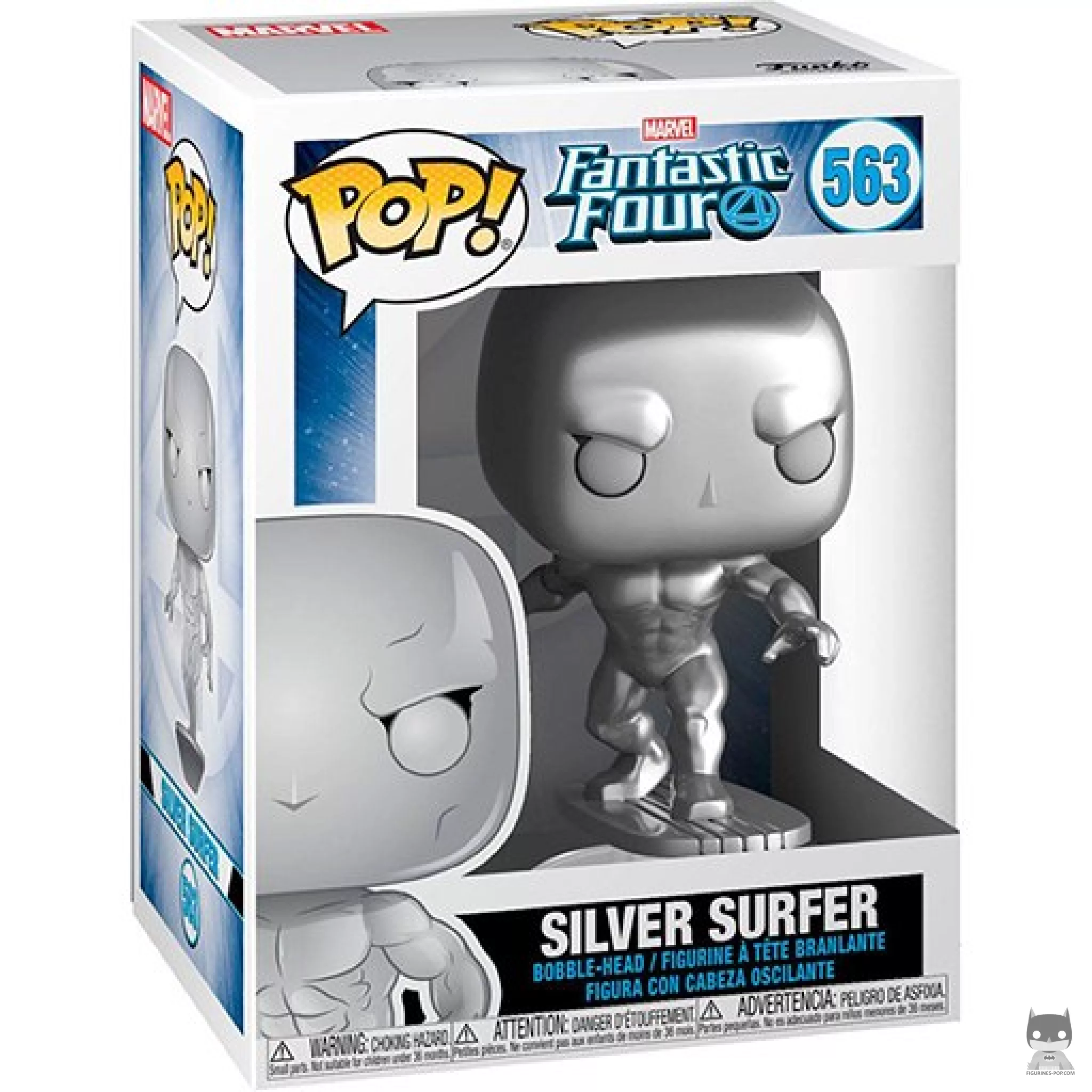 Figura Funko Pop! Estela Plateada en su caja