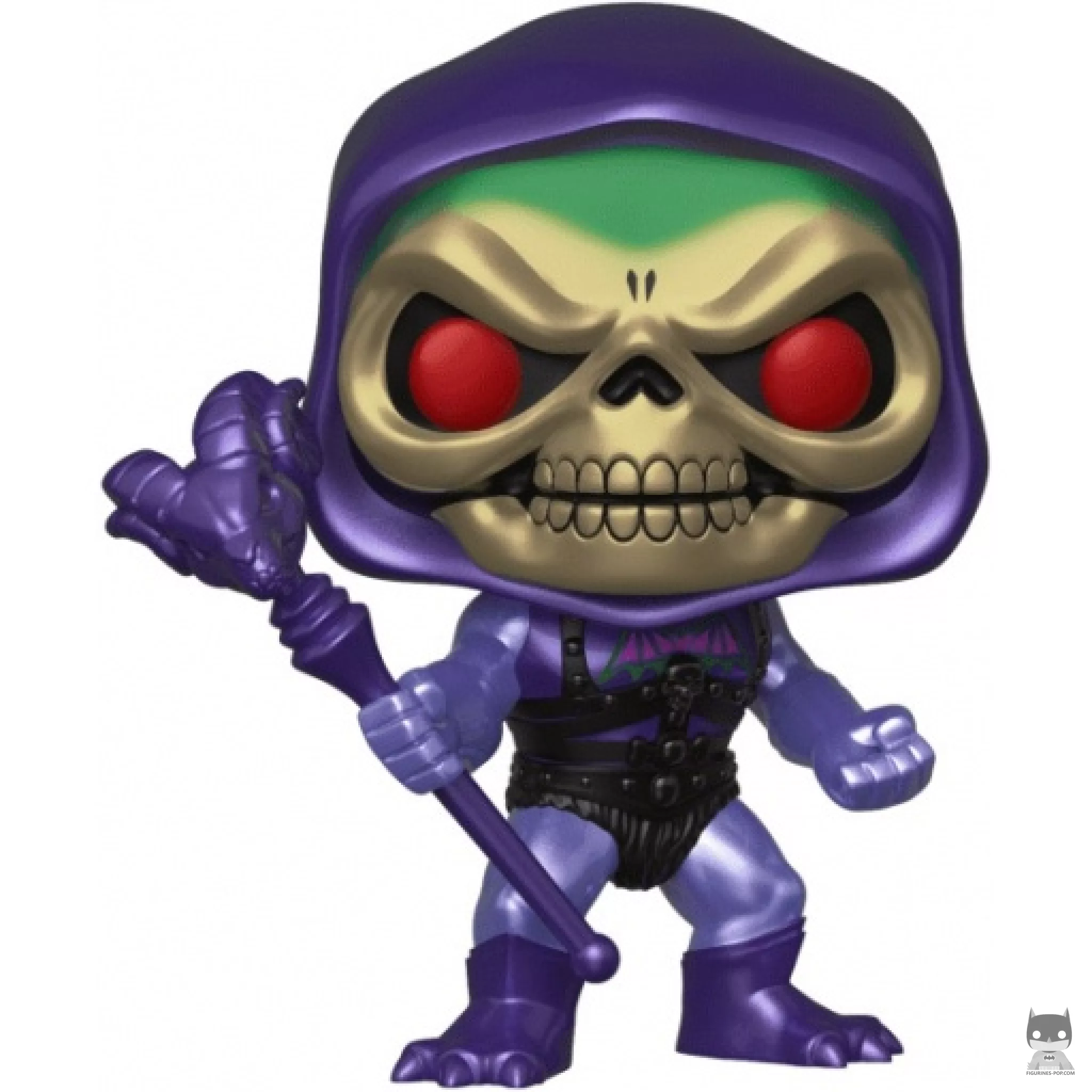Figura Funko Pop! Skeletor con armadura de batalla (Metalizado) (Masters del Universo)