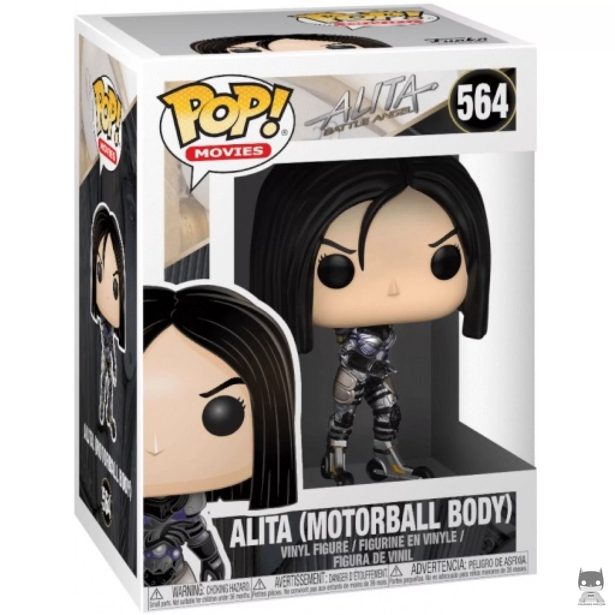 Figura Funko Pop! Alita cuerpo de Motorball en su caja