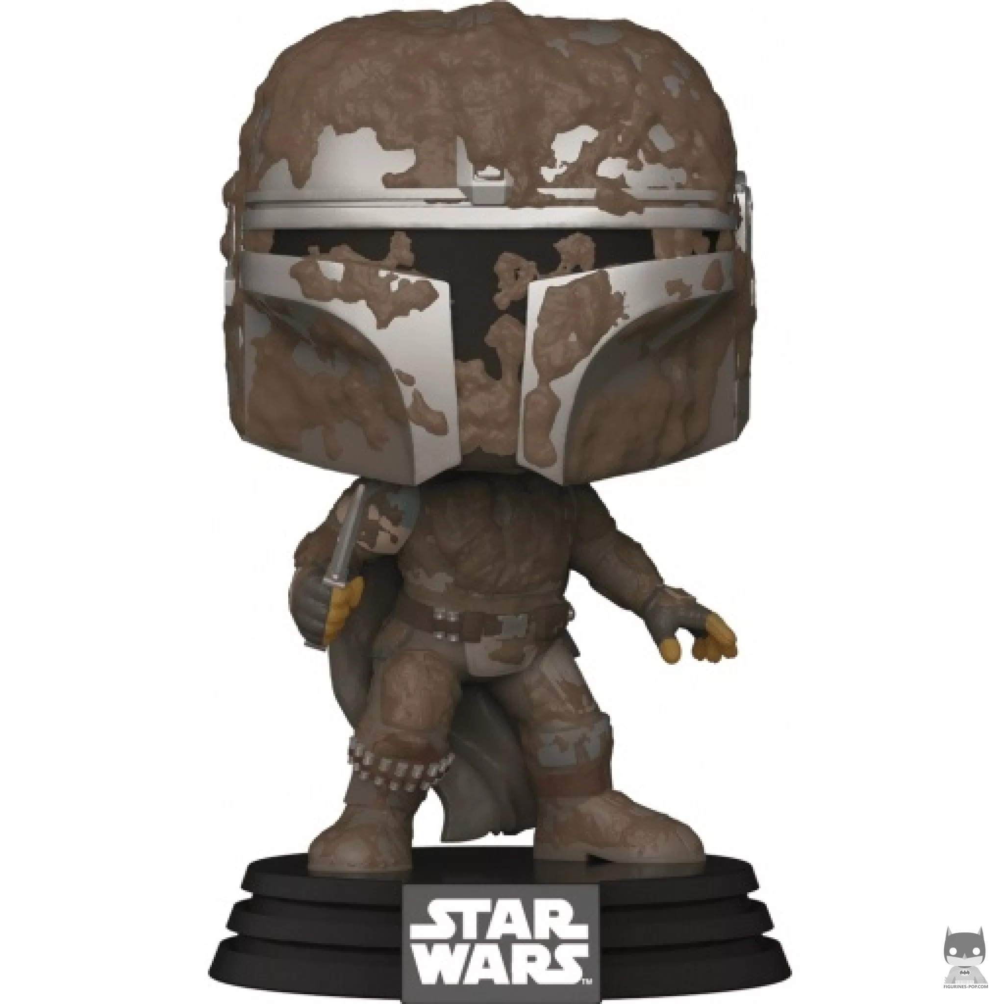 Figura Funko Pop! Mandaloriano combate contra el Mudhorn (The Mandalorian (Star Wars))