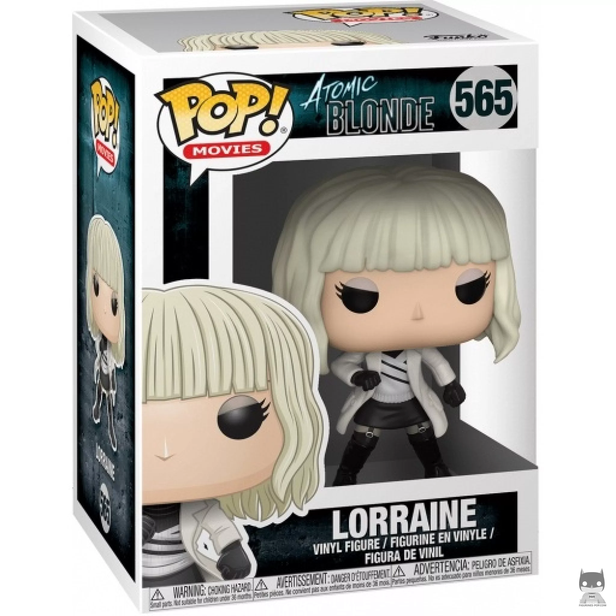 Figura Funko Pop! Lorraine con abrigo blanco en su caja