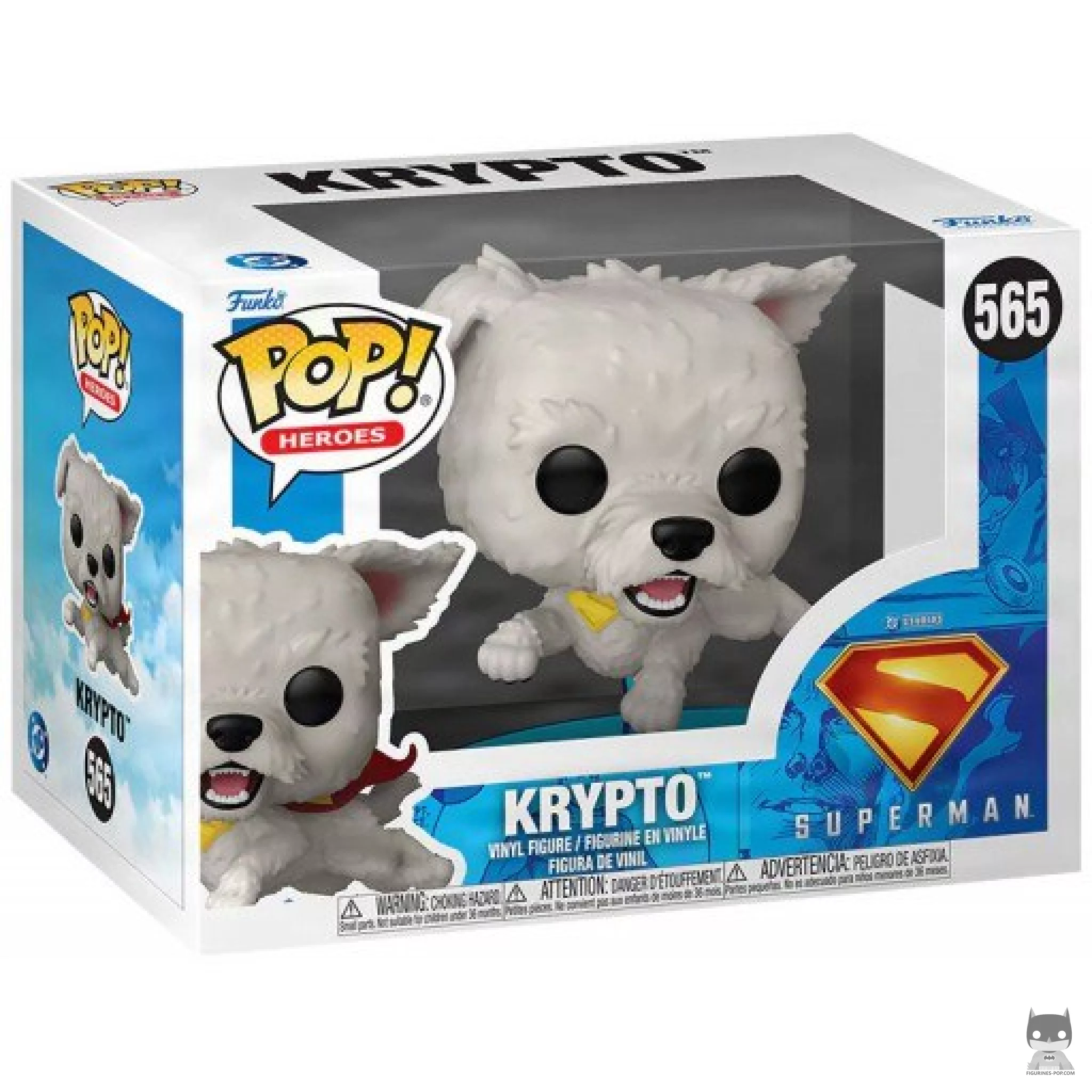 Figura Funko Pop! Krypto en su caja