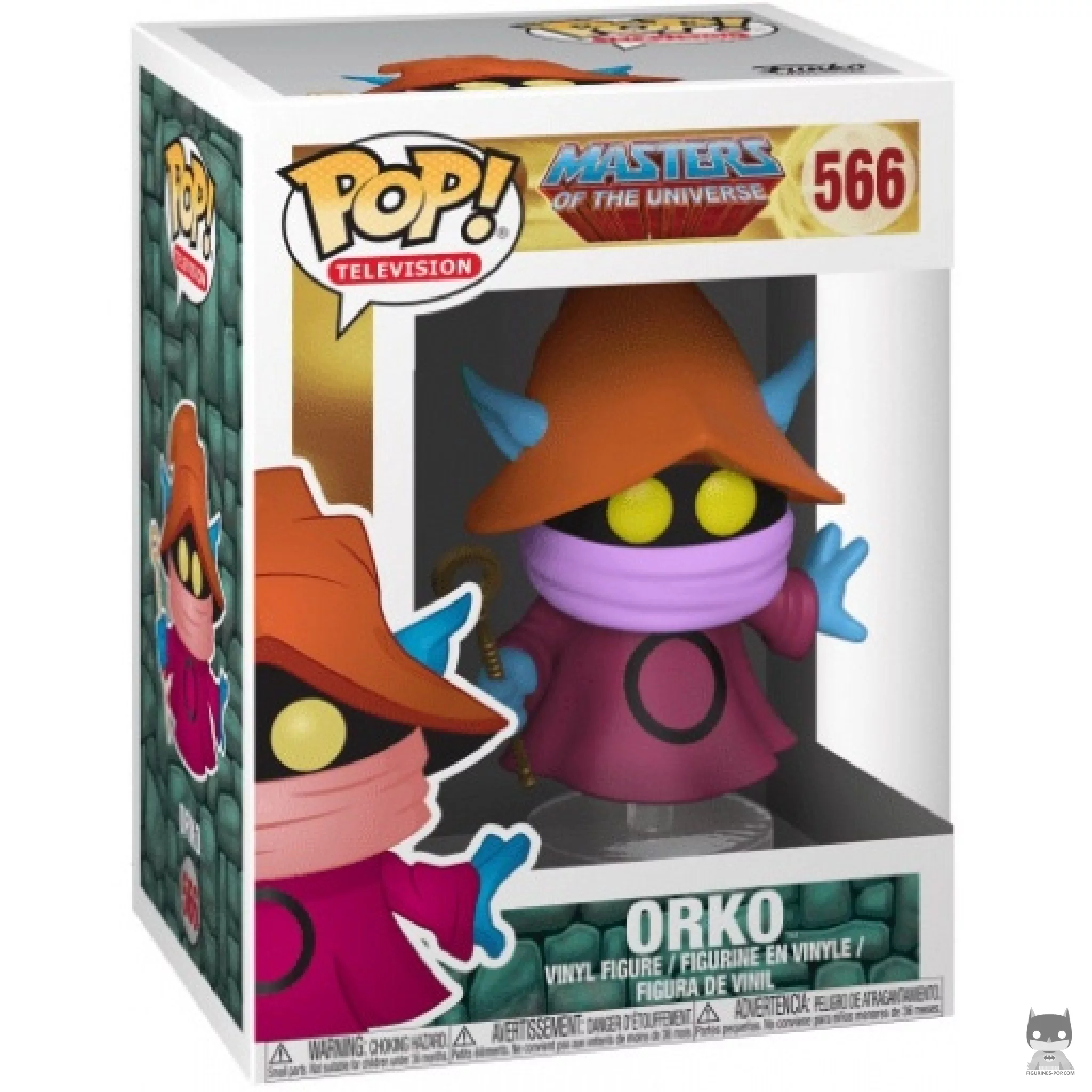 Figura Funko Pop! Orko en su caja