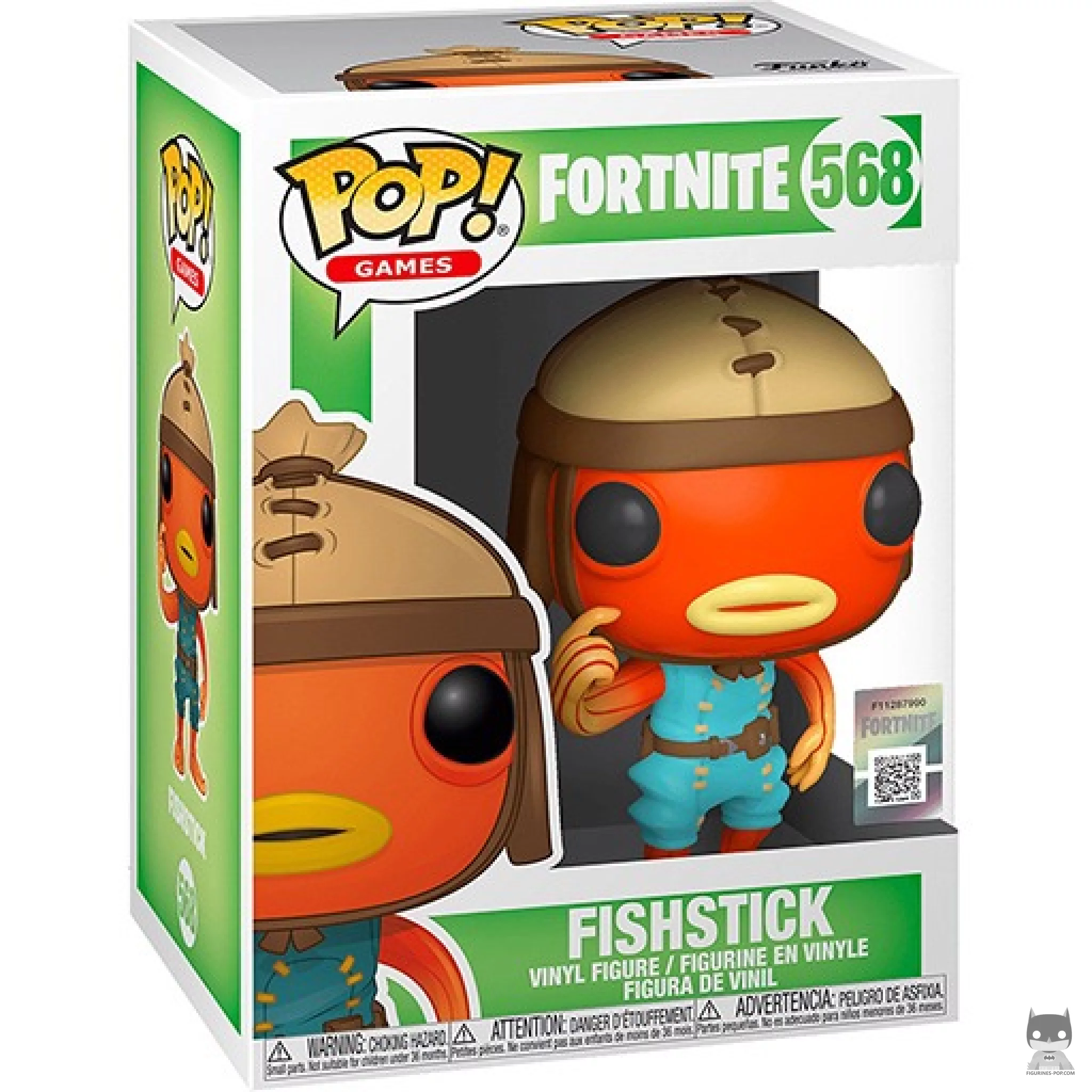 Figura Funko Pop! Fishstick en su caja