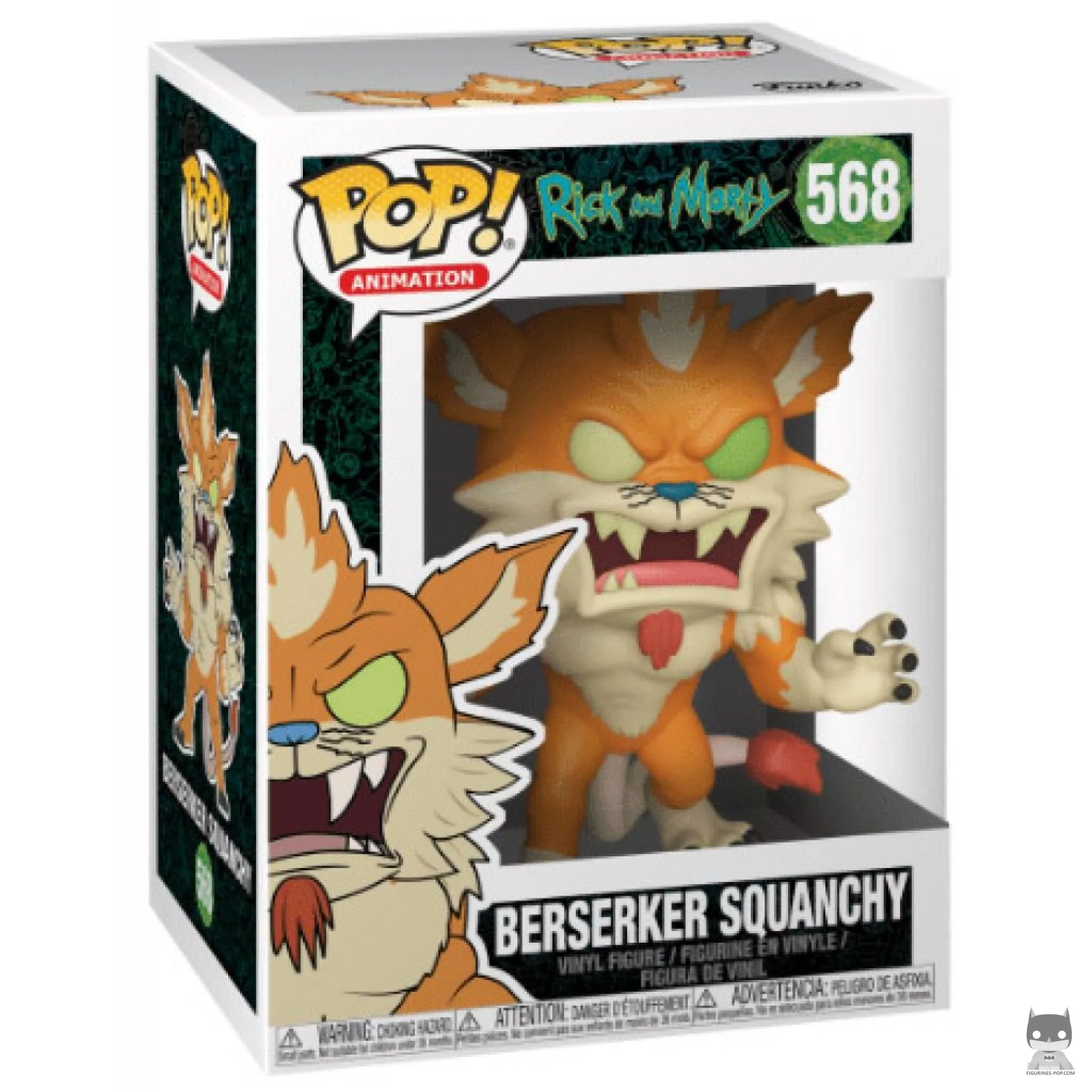 Figura Funko Pop! Berserker Squanchy en su caja
