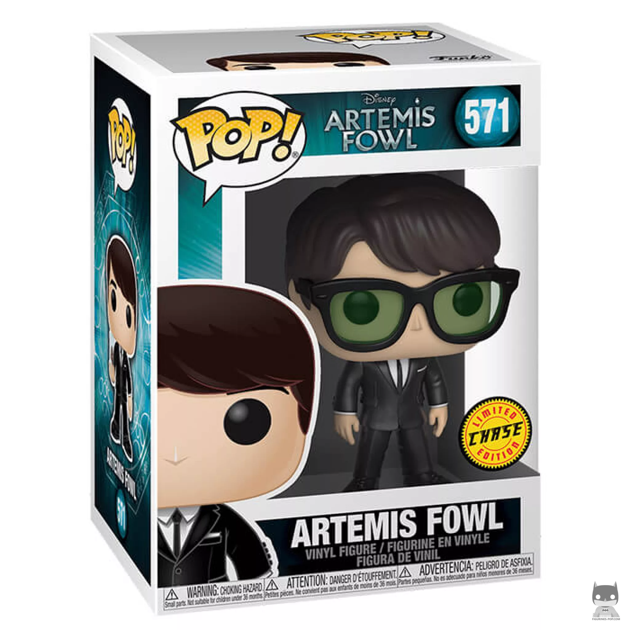 Figura Funko Pop! Artemis Fowl (Chase) en su caja