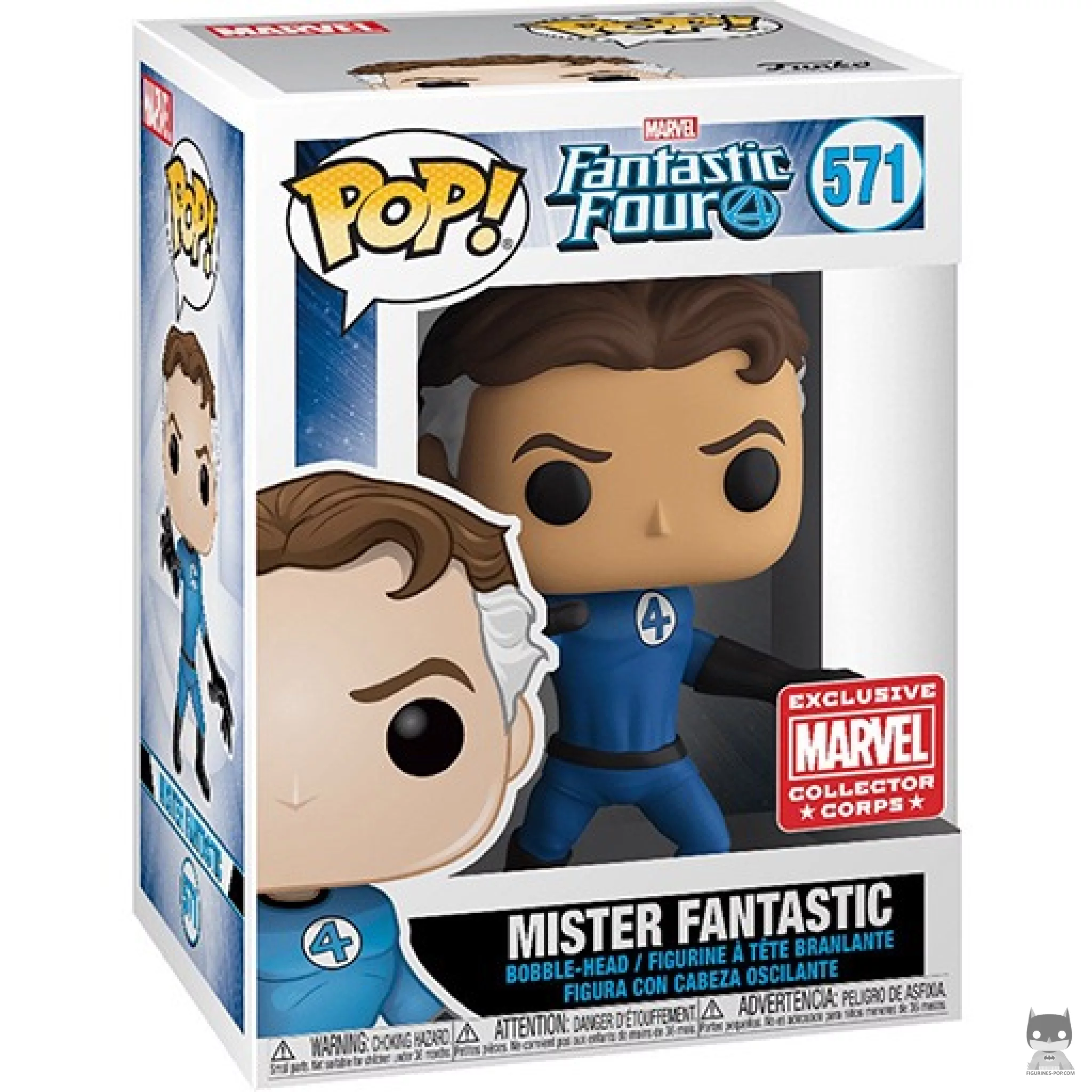 Figura Funko Pop! Mister Fantástico en su caja