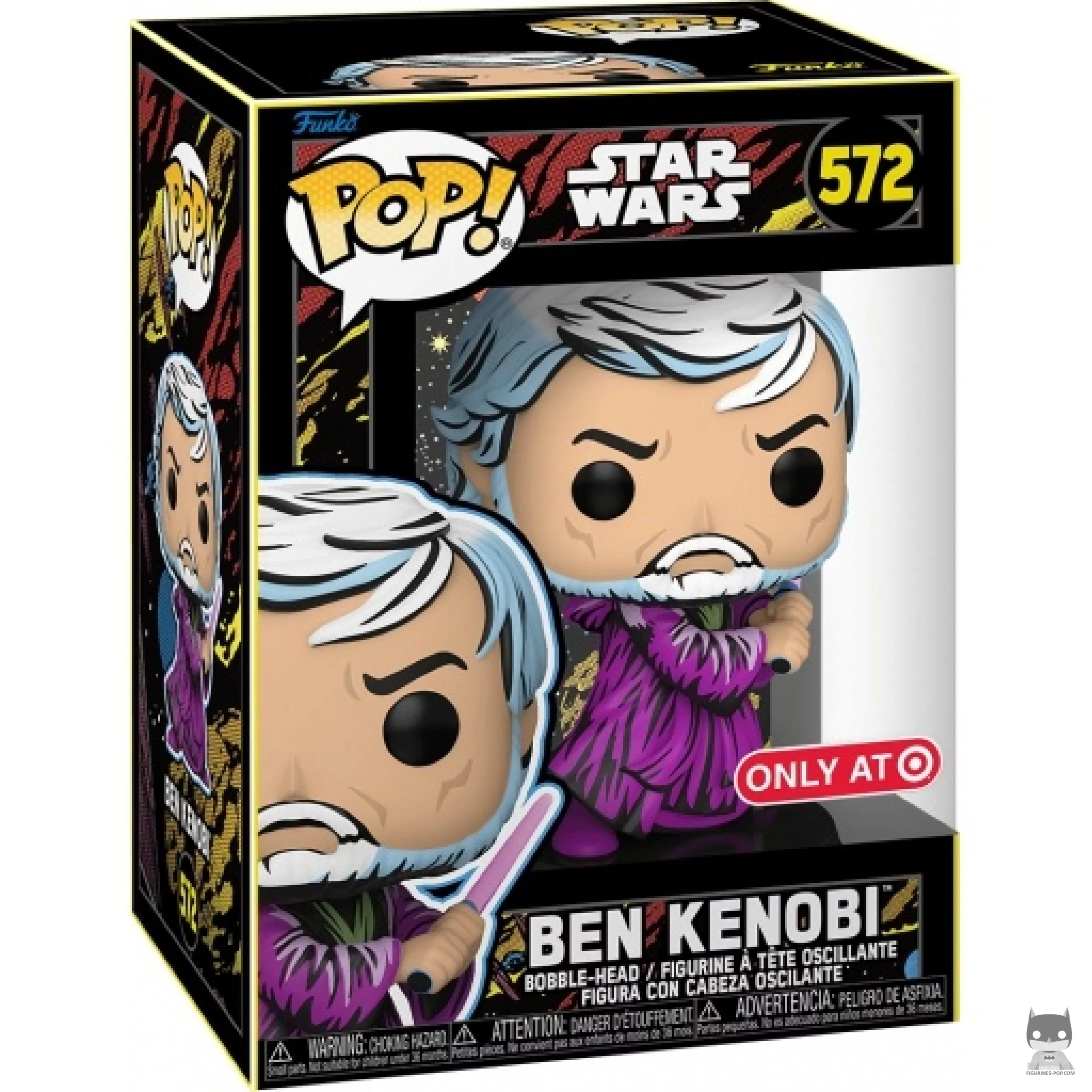 Figura Funko Pop! Ben Kenobi en su caja
