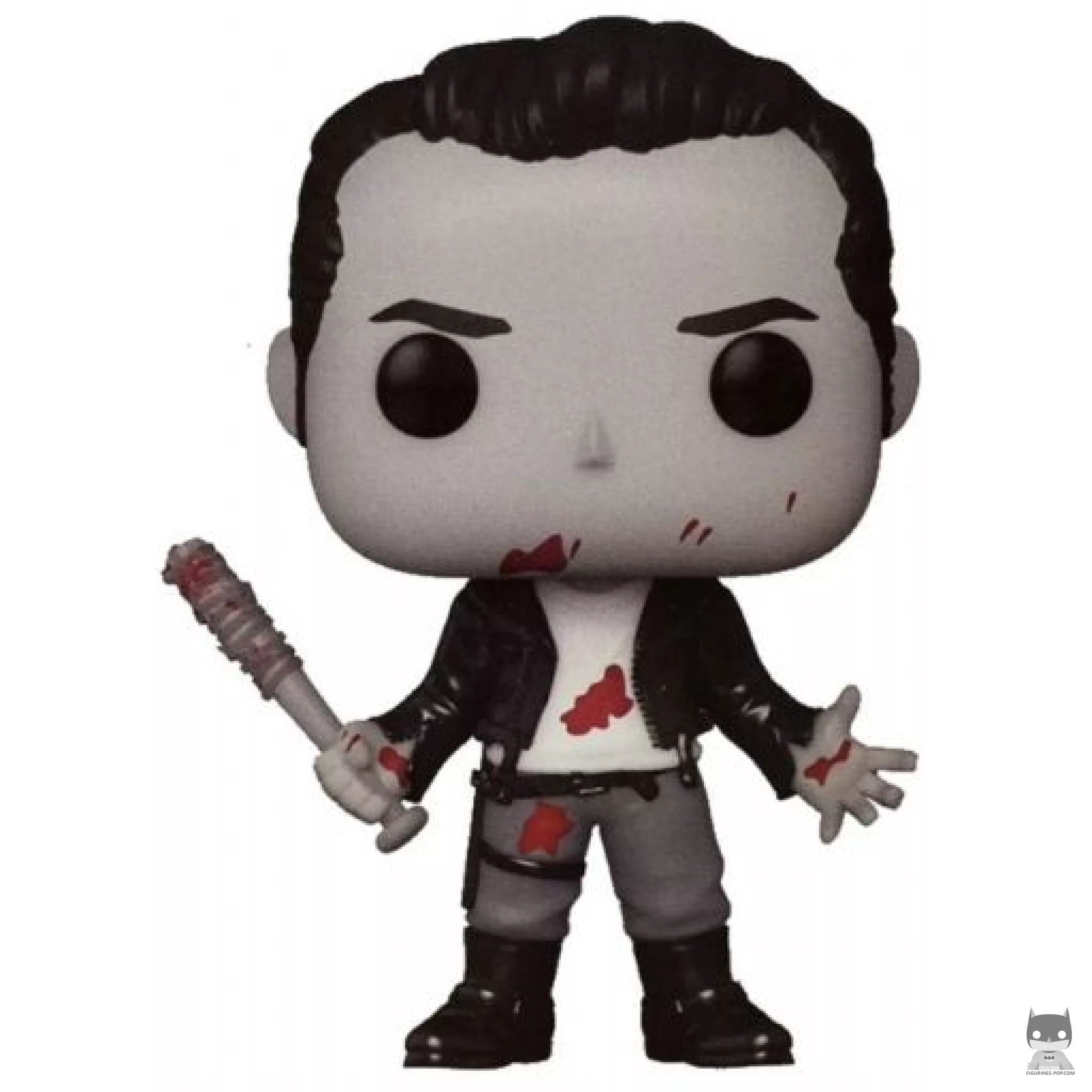Figura Funko Pop! Negan afeitado (Blanco y negro) (The Walking Dead)
