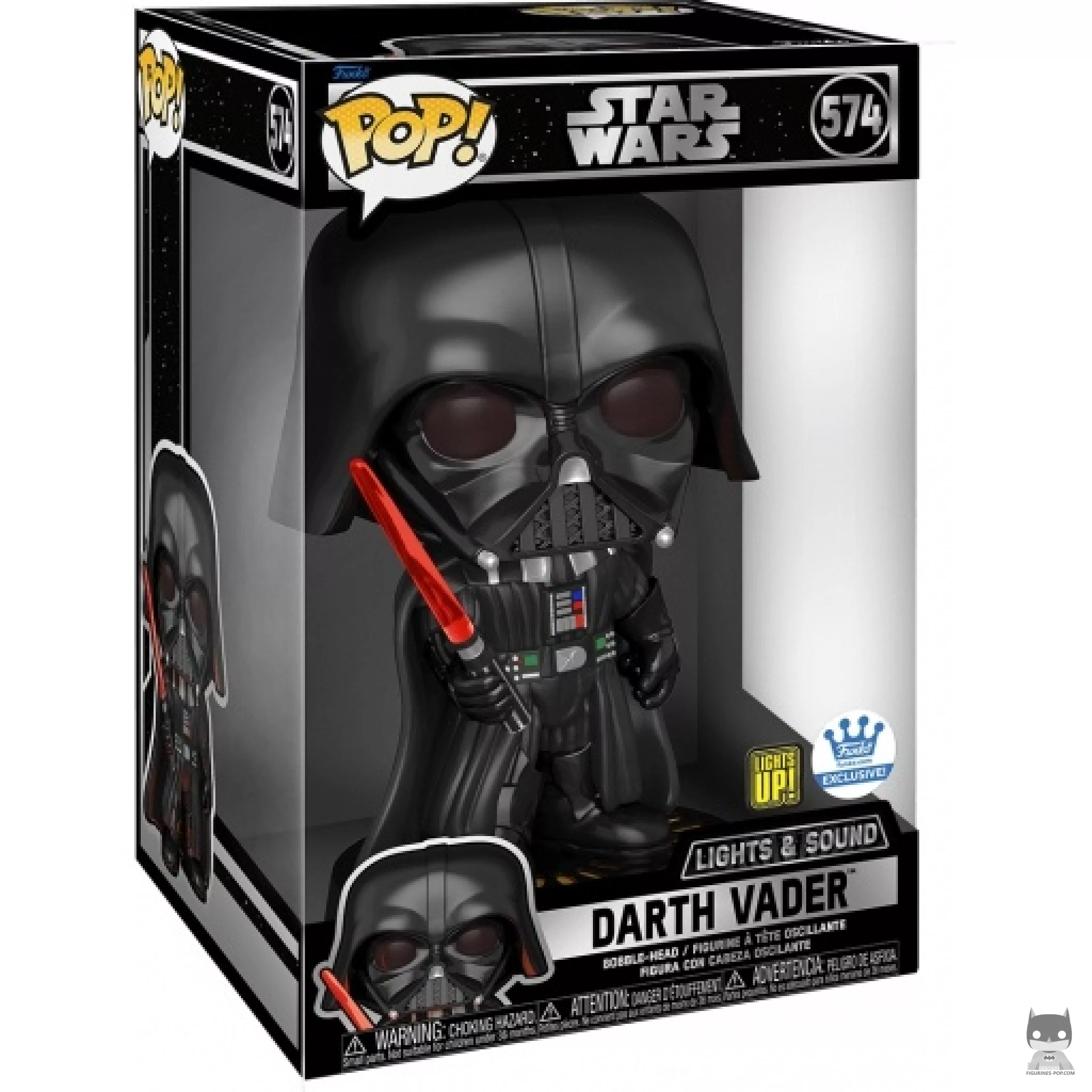 Figura Funko Pop! Darth Vader (Luces y sonido) en su caja
