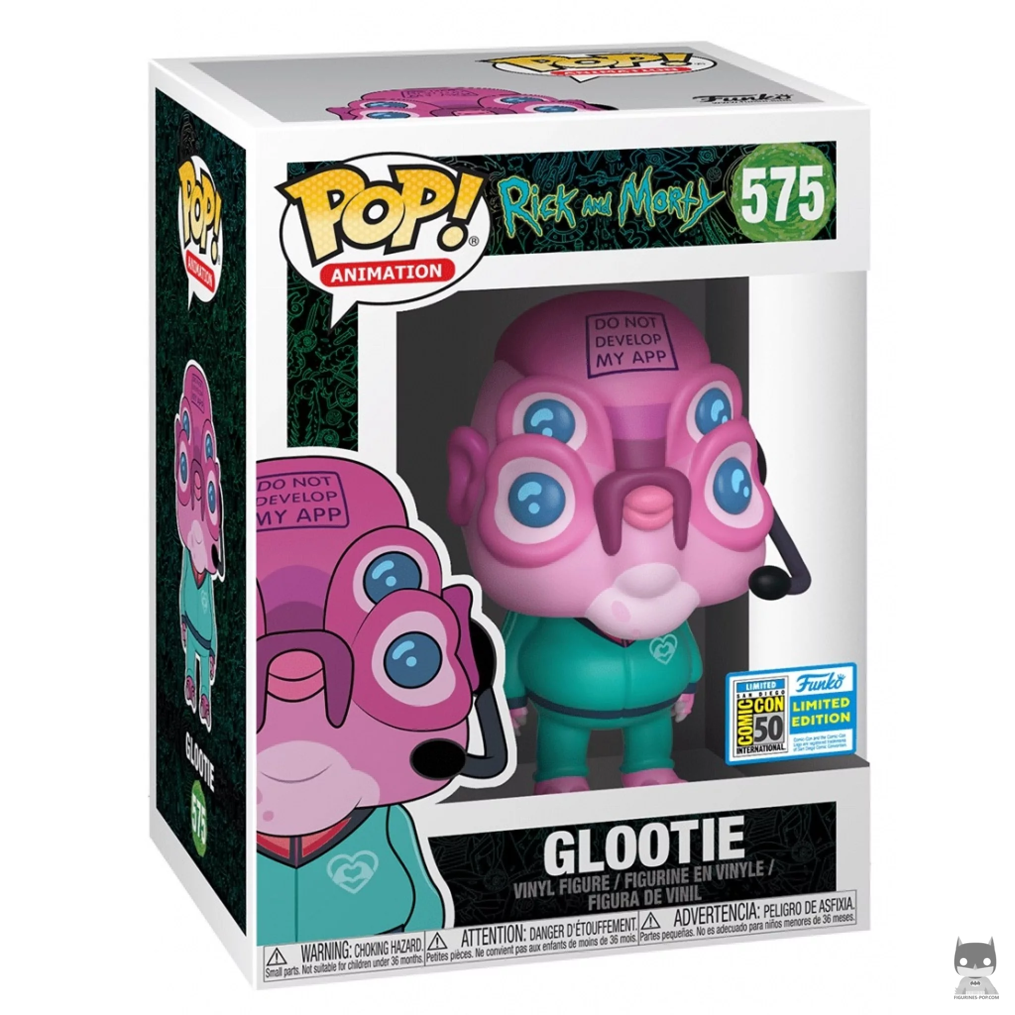 Figura Funko Pop! Glootie en su caja