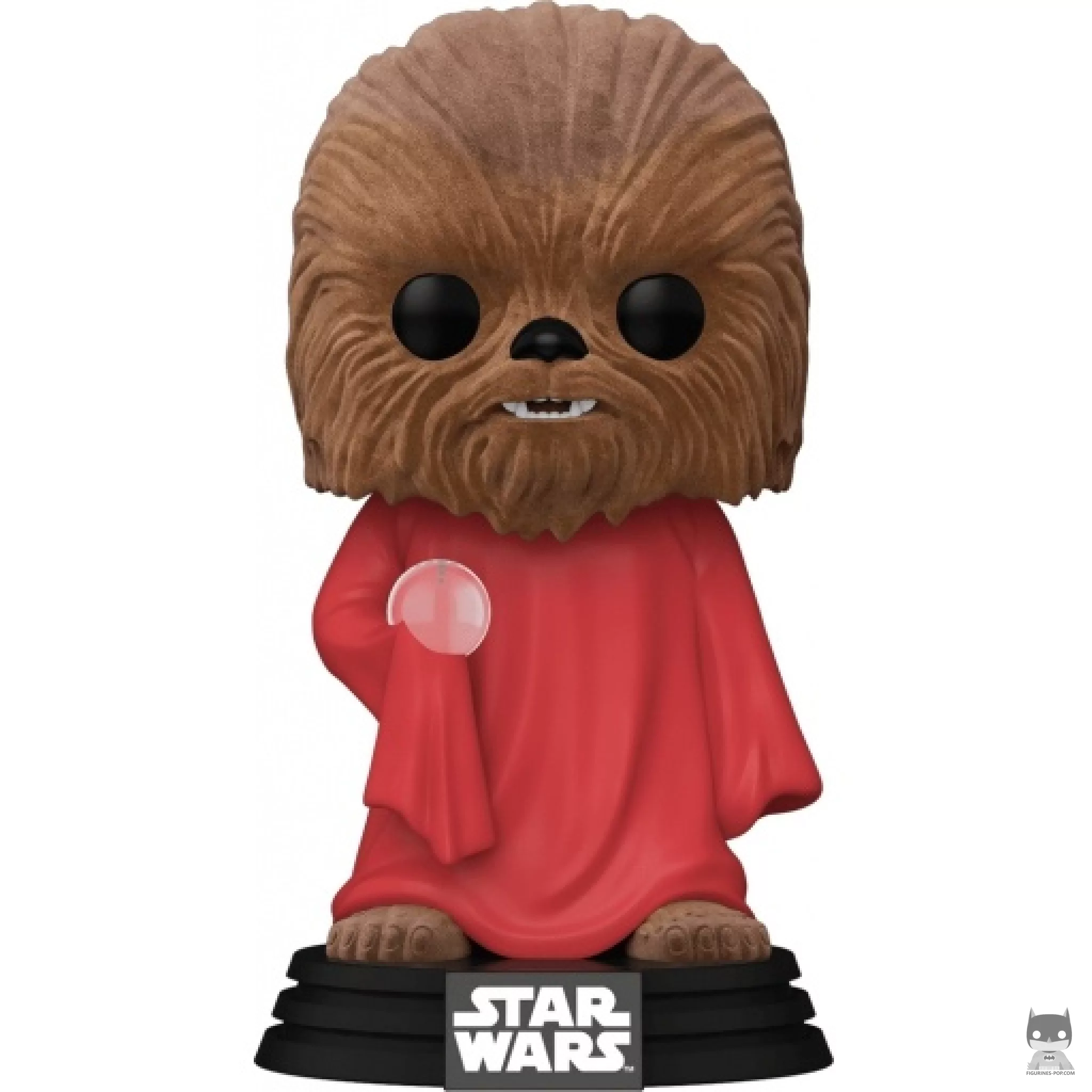 Figura Funko Pop! Chewbacca con túnica y orbe (Flocado) (Star Wars: Episodio IV, Una nueva esperanza)