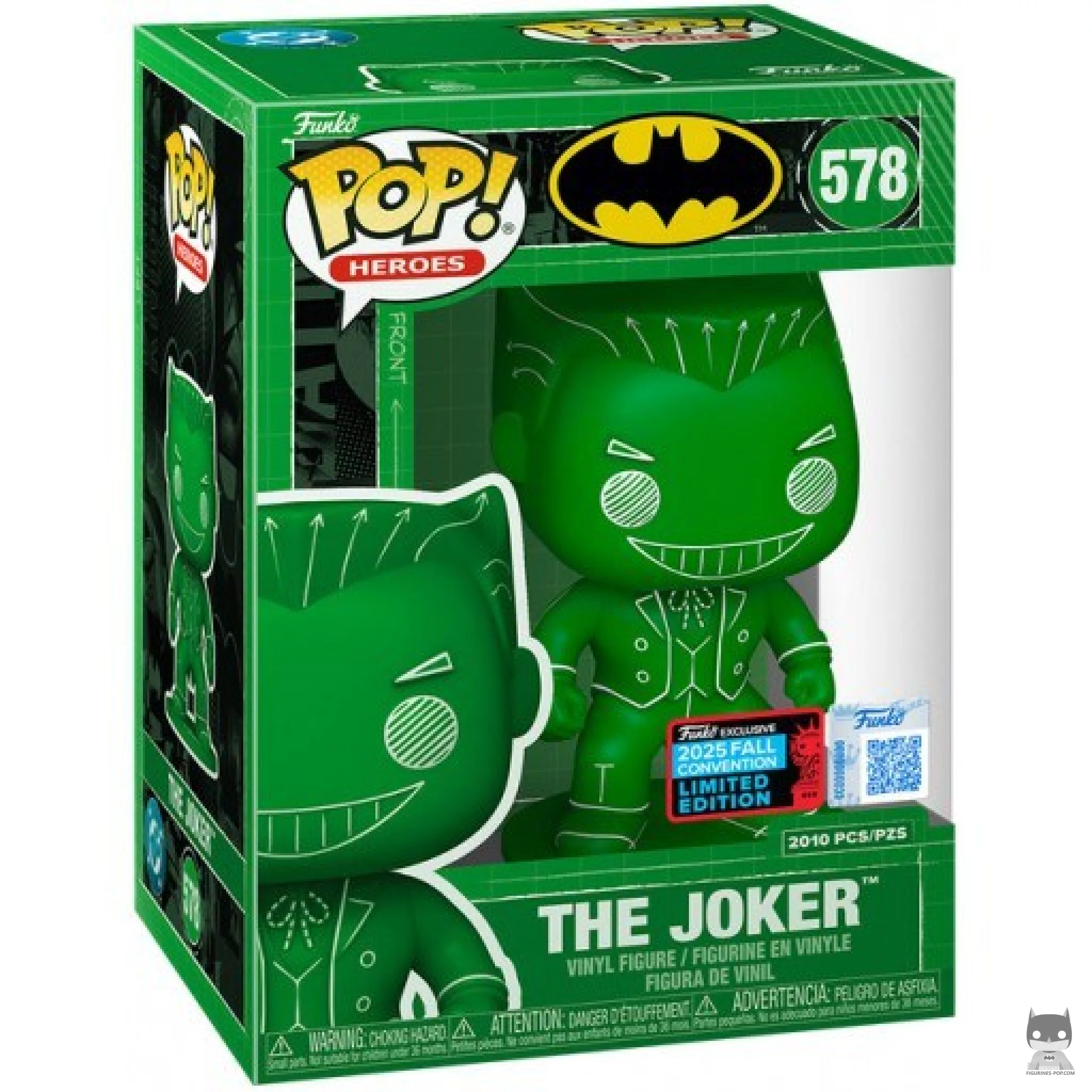 Figura Funko Pop! Joker (Verde) en su caja