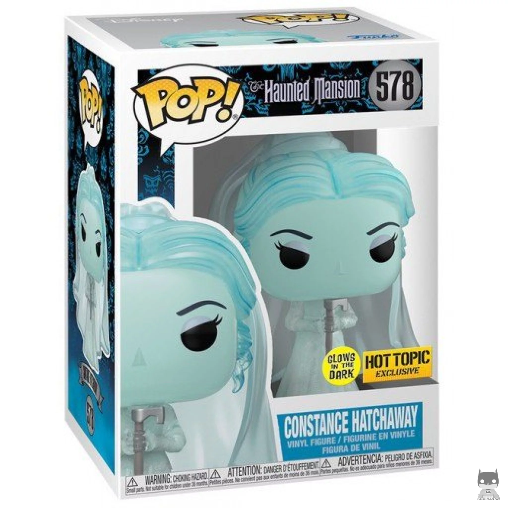 Figura Funko Pop! Constance Hatchaway (Brilla en la oscuridad & Translúcido) en su caja