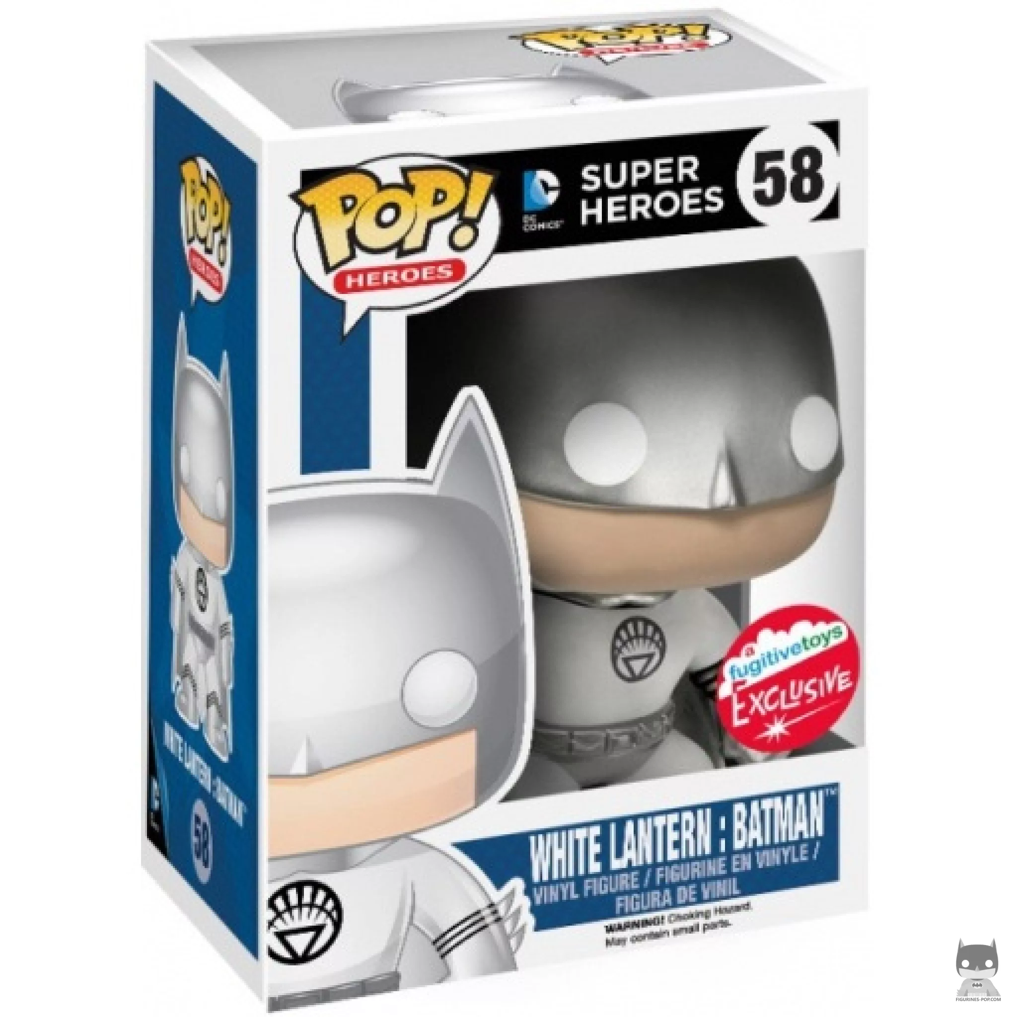 Figura Funko Pop! Batman Linterna Blanca en su caja