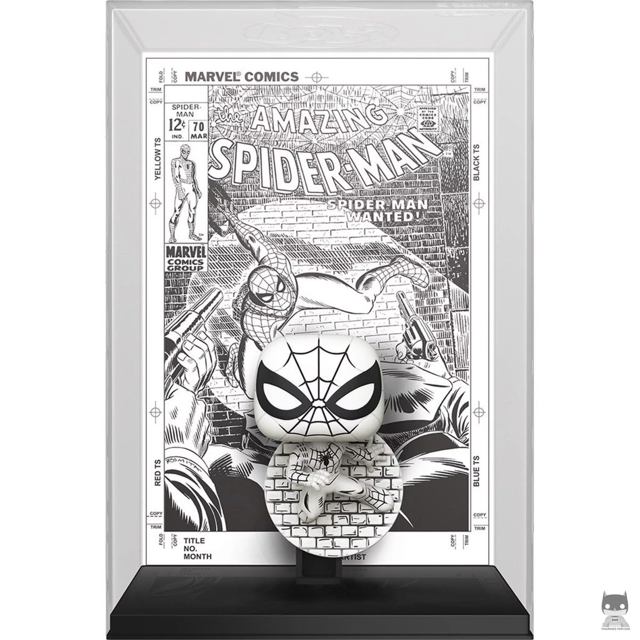 Figura Funko Pop! Spider-Man (Blanco y negro) (Marvel Comics)