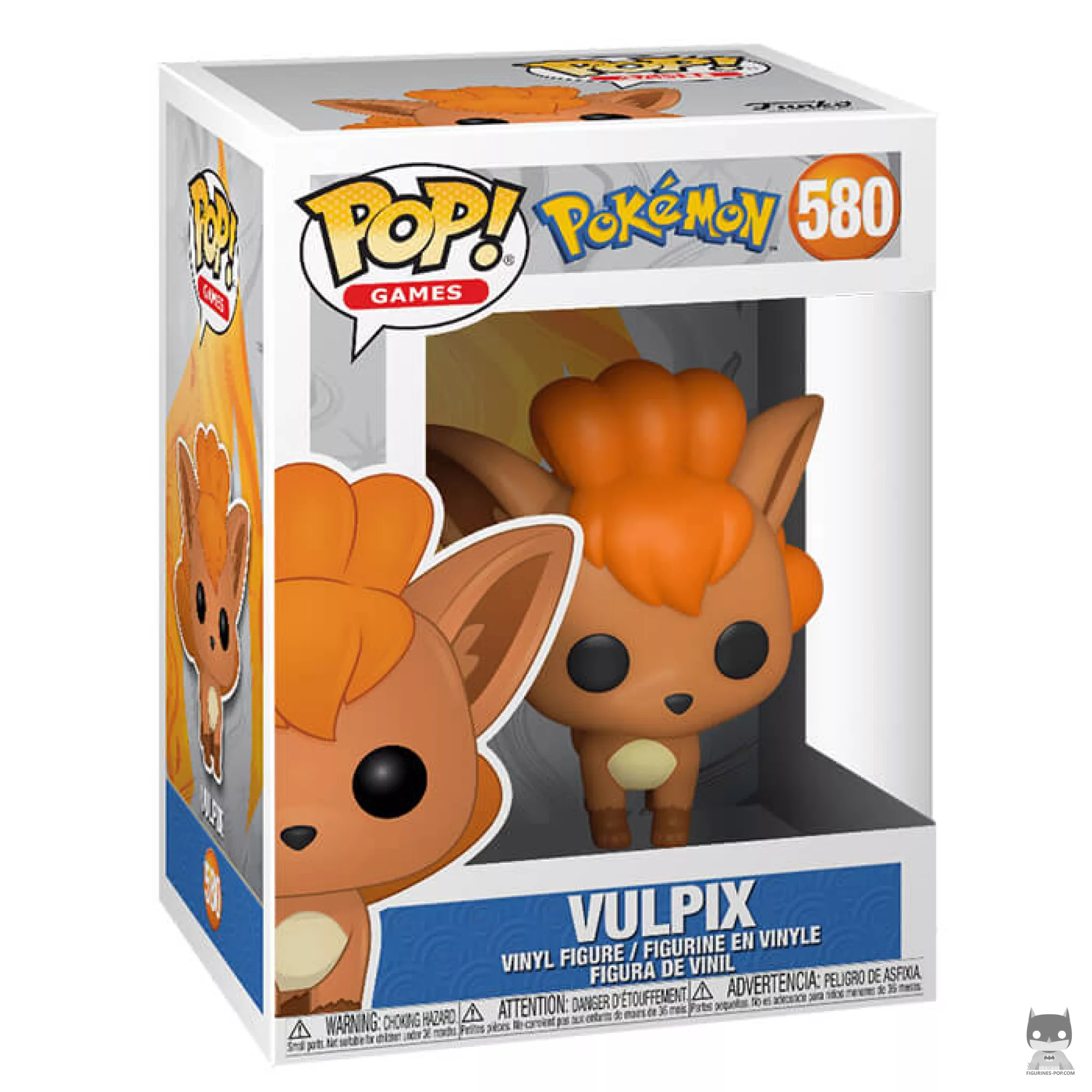 Figura Funko Pop! Vulpix en su caja