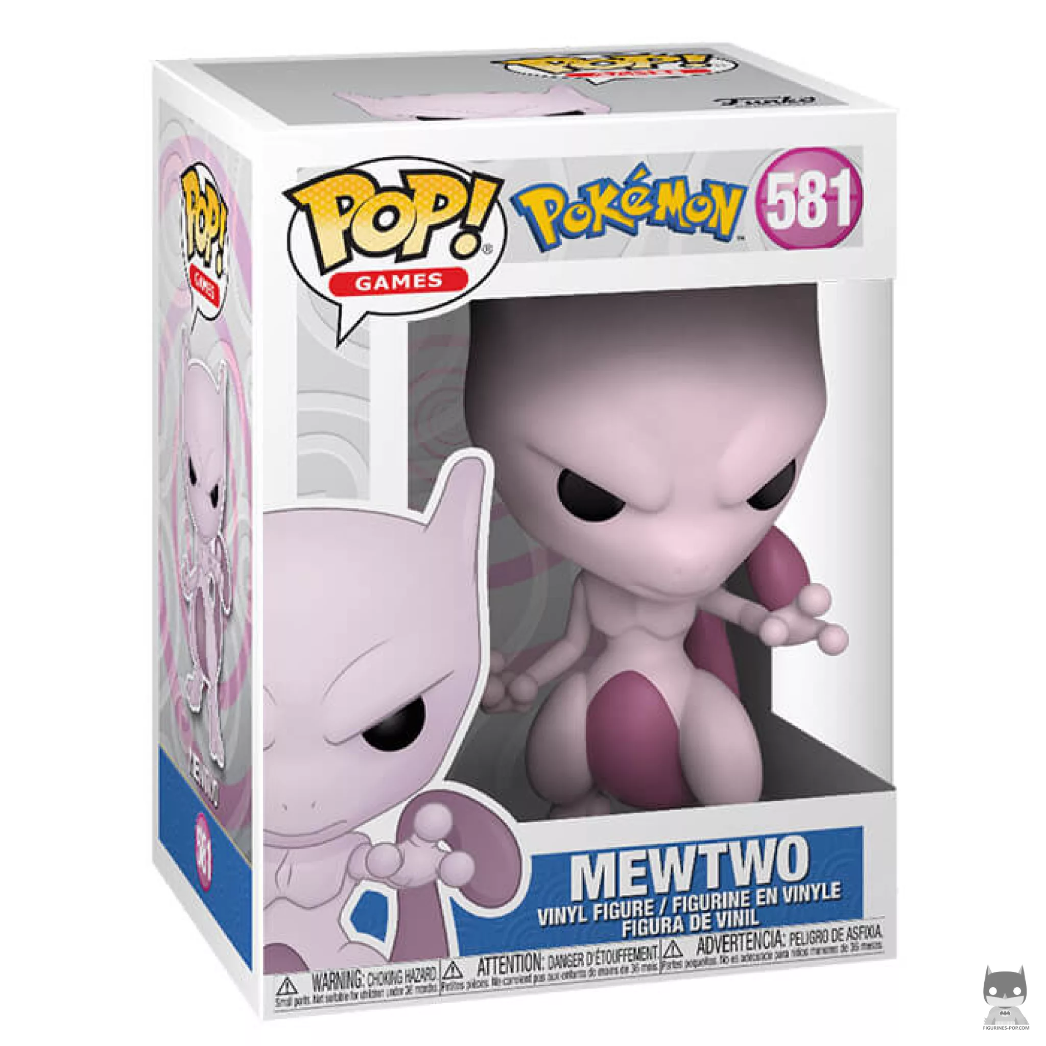 Figura Funko Pop! Mewtwo en su caja