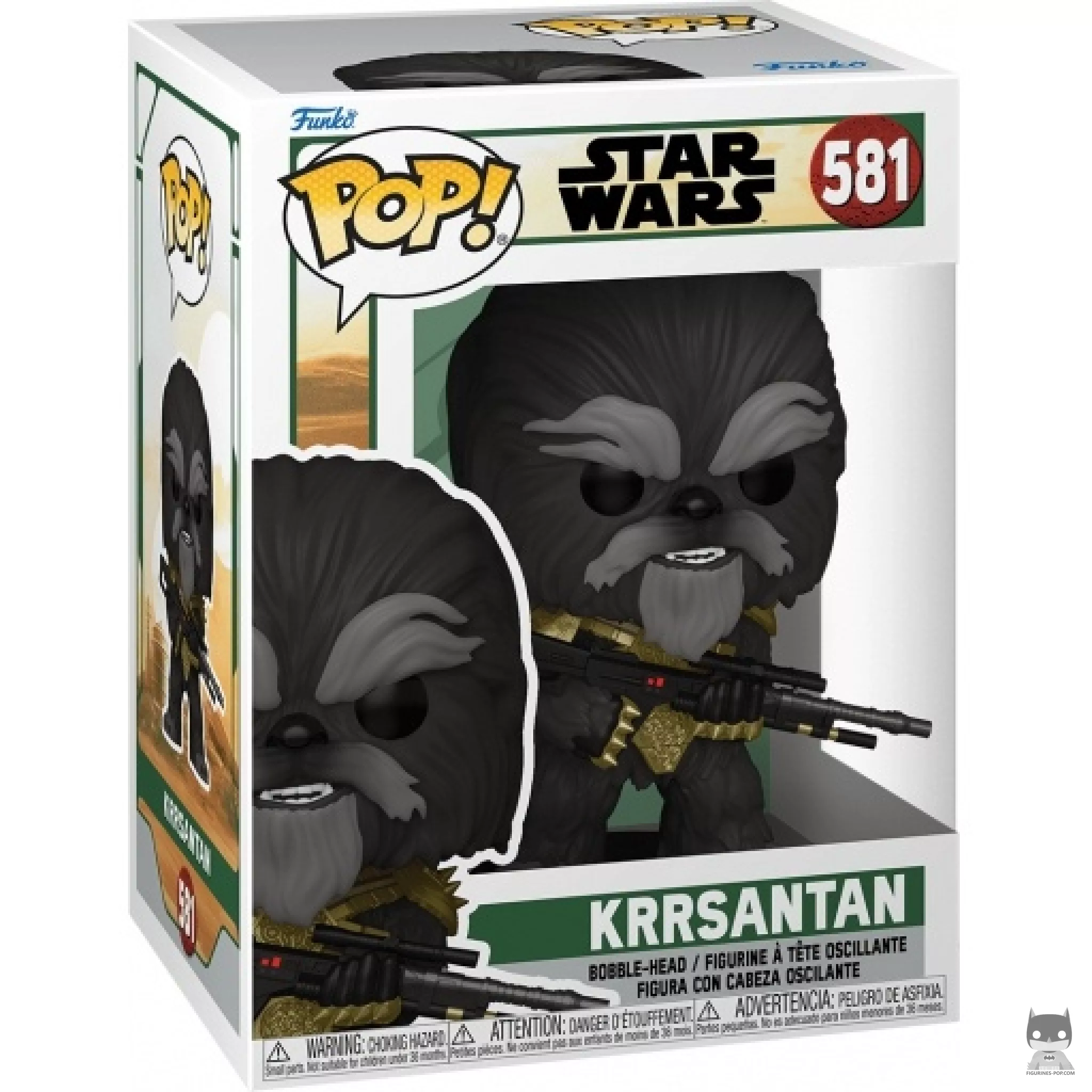 Figura Funko Pop! Krrsantan en su caja