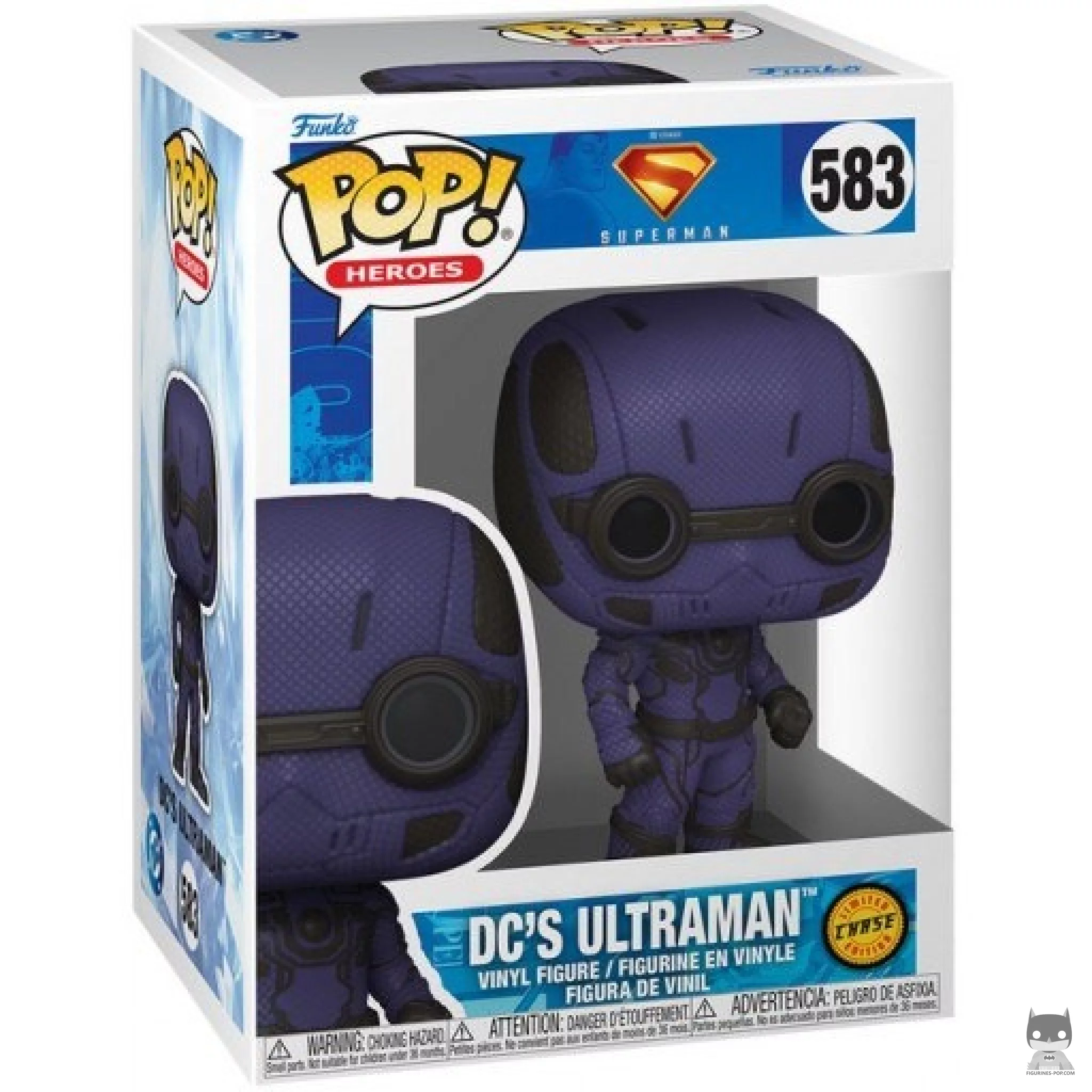 Figura Funko Pop! Ultraman (DC) (Chase) en su caja