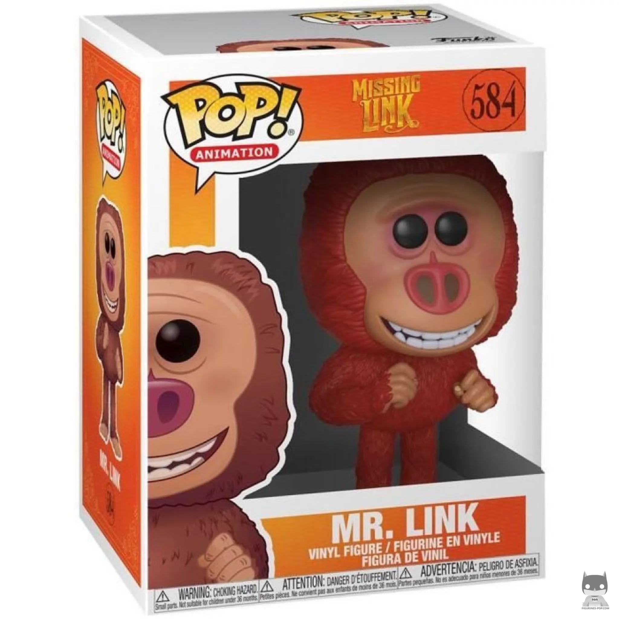 Figura Funko Pop! Mr. Link en su caja