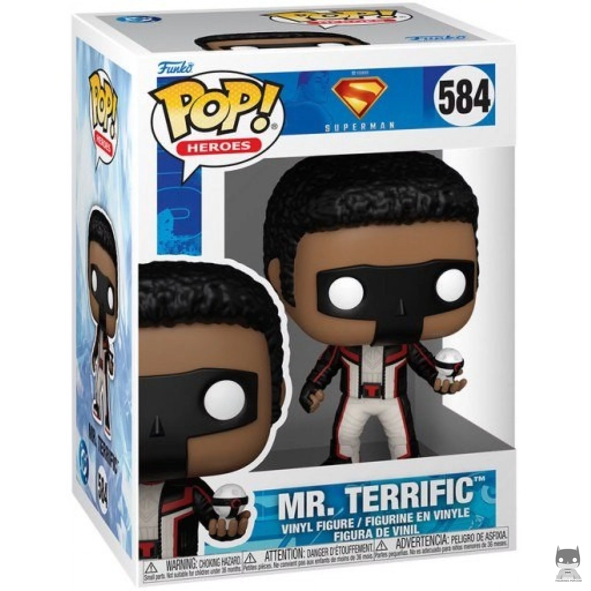 Figura Funko Pop! Mr. Terrific en su caja