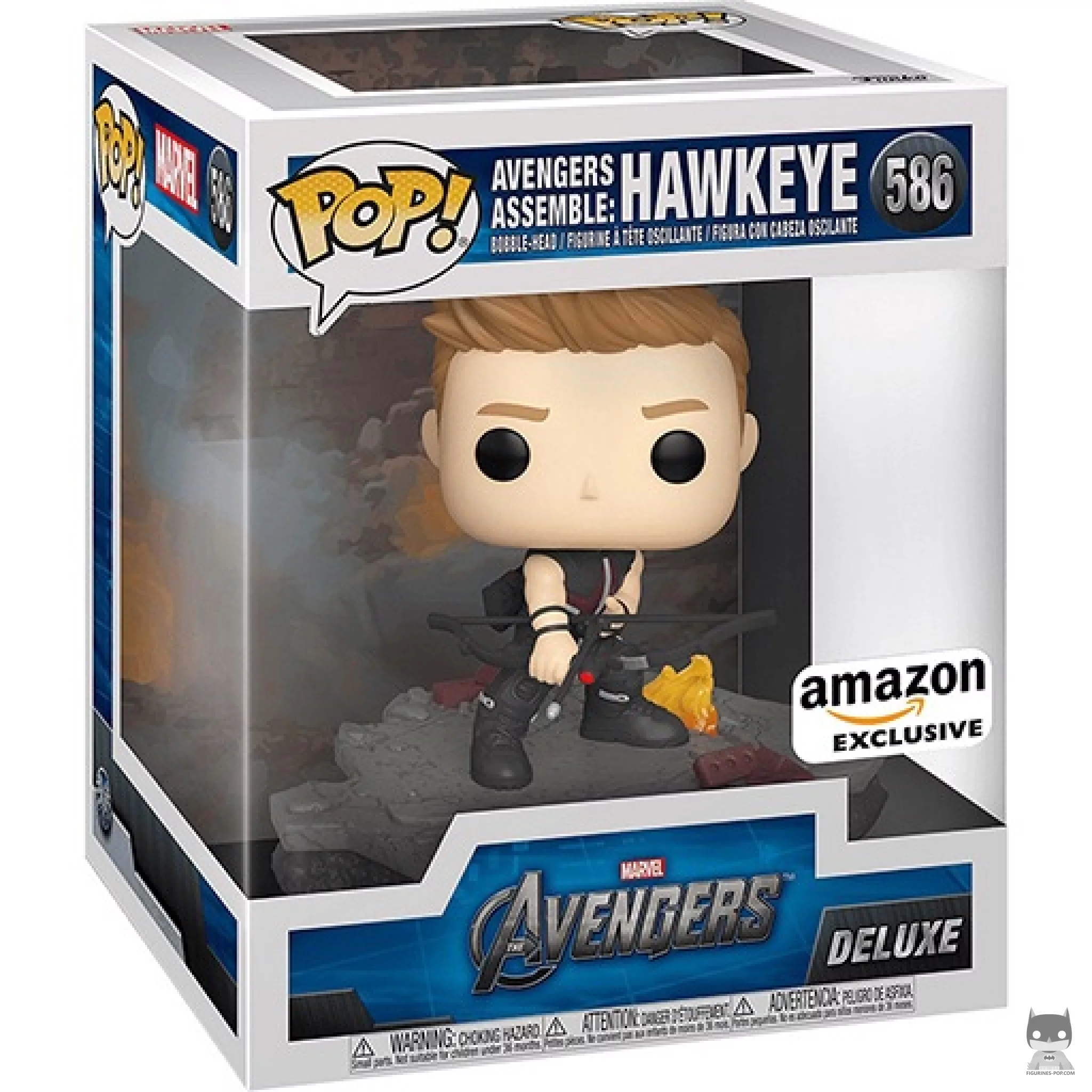 Figura Funko Pop! Vengadores, reuníos: Ojo de Halcón en su caja