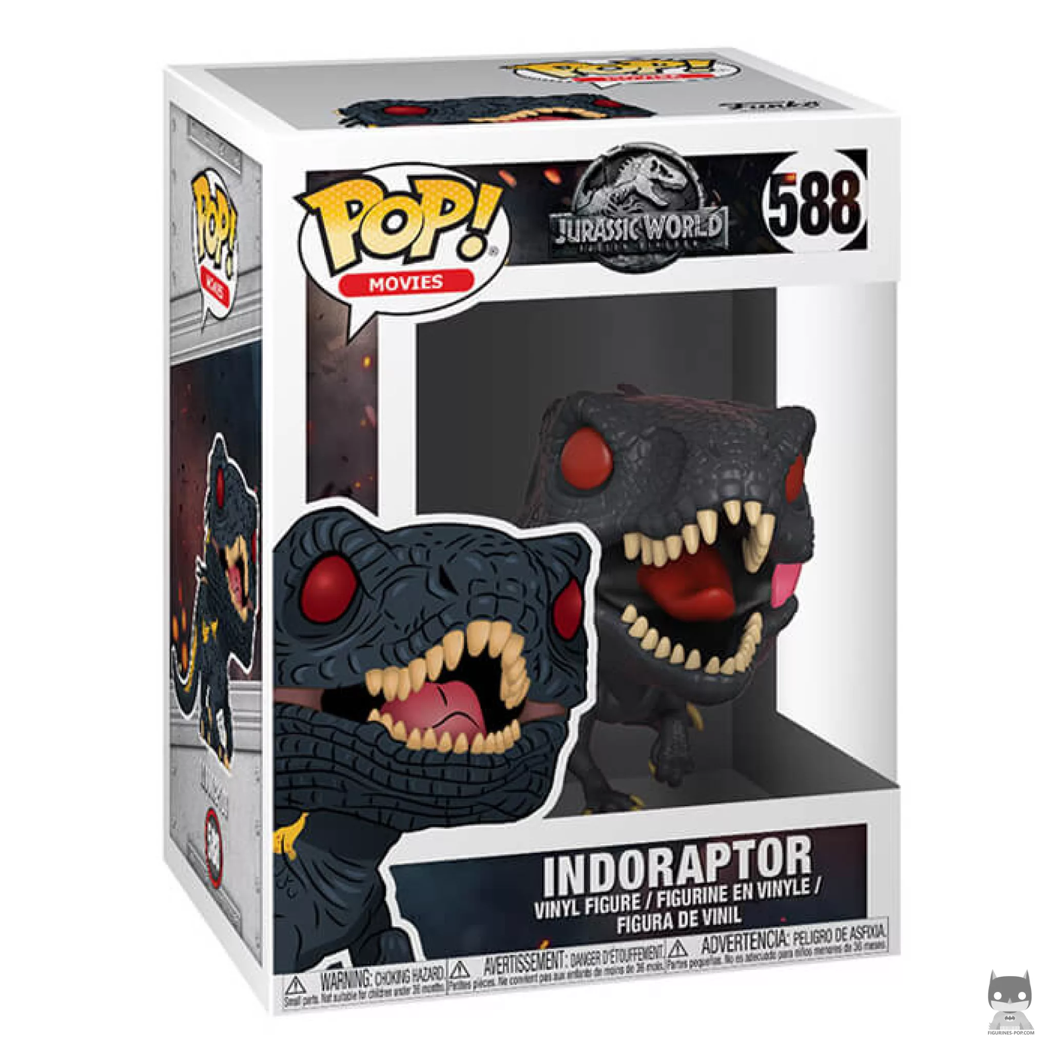 Figura Funko Pop! Indoraptor en su caja