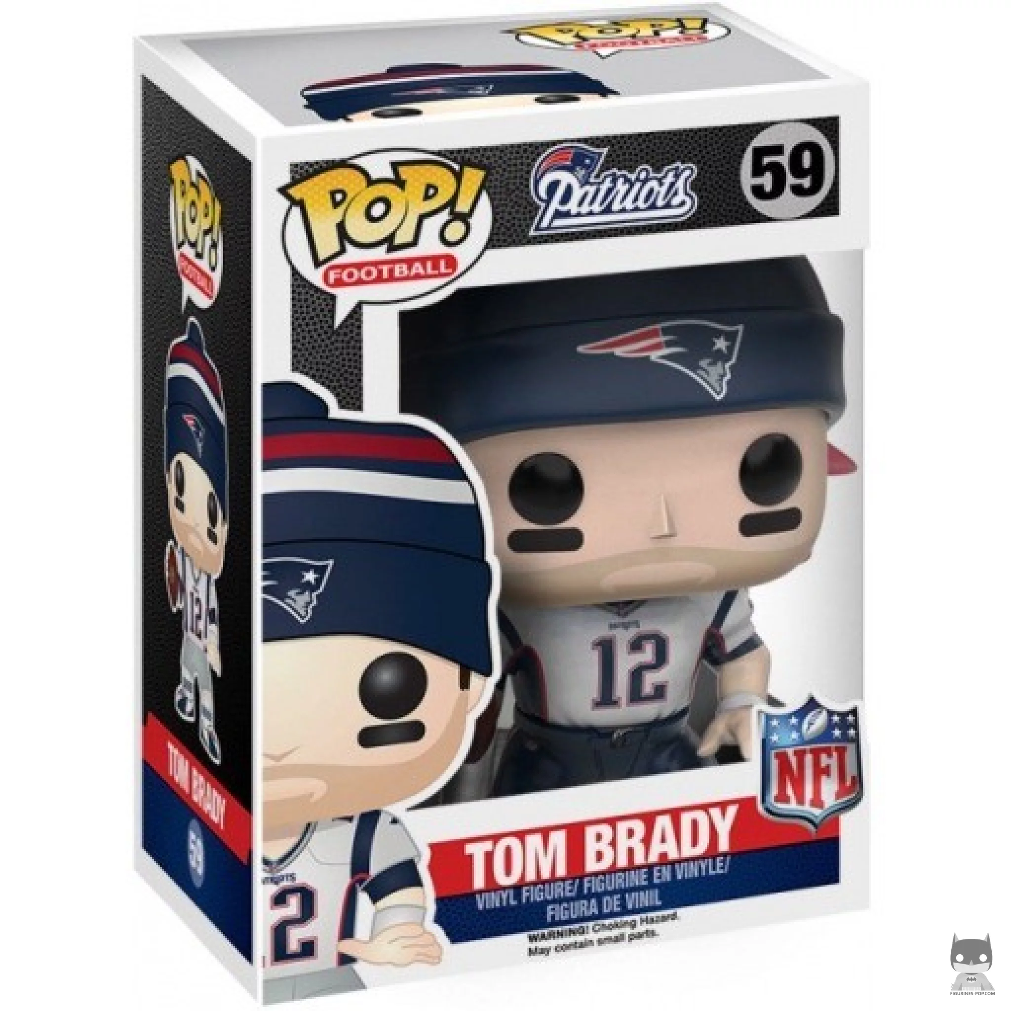 Figura Funko Pop! Tom Brady en su caja