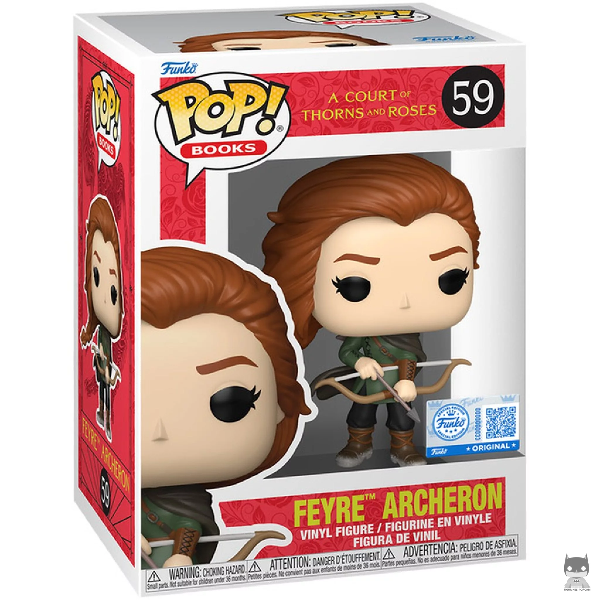 Figura Funko Pop! Feyre Archeron en su caja