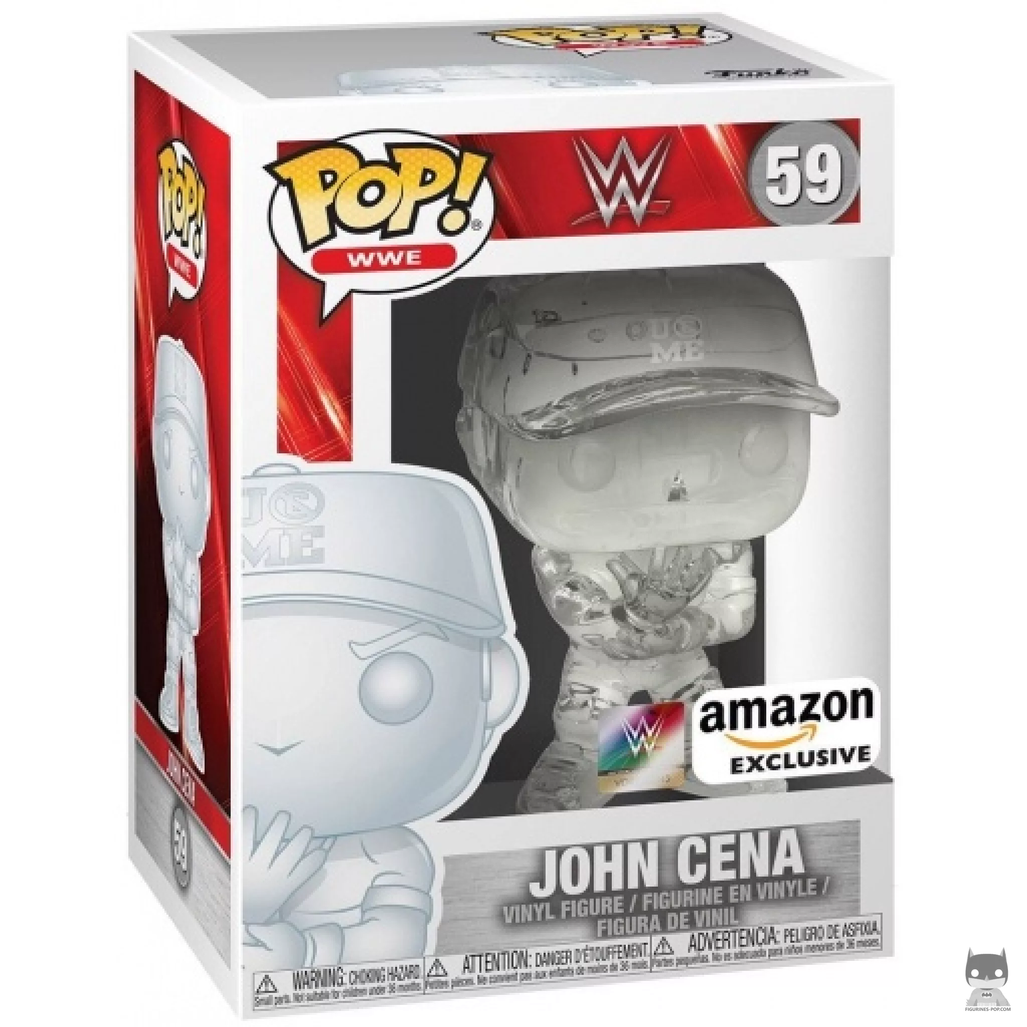 Figura Funko Pop! John Cena (Invisible) en su caja