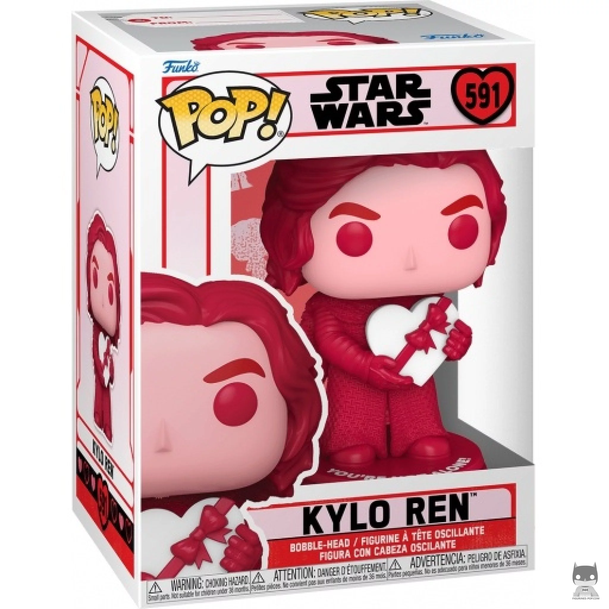 Figura Funko Pop! Kylo Ren (Rosa) en su caja