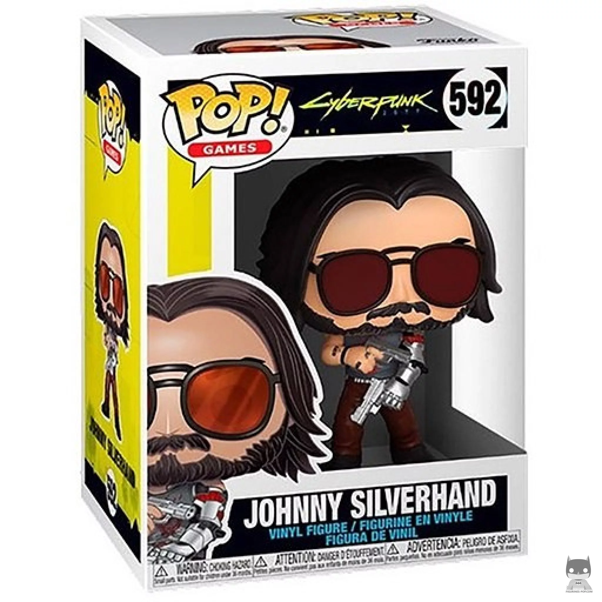 Figura Funko Pop! Johnny Silverhand en su caja