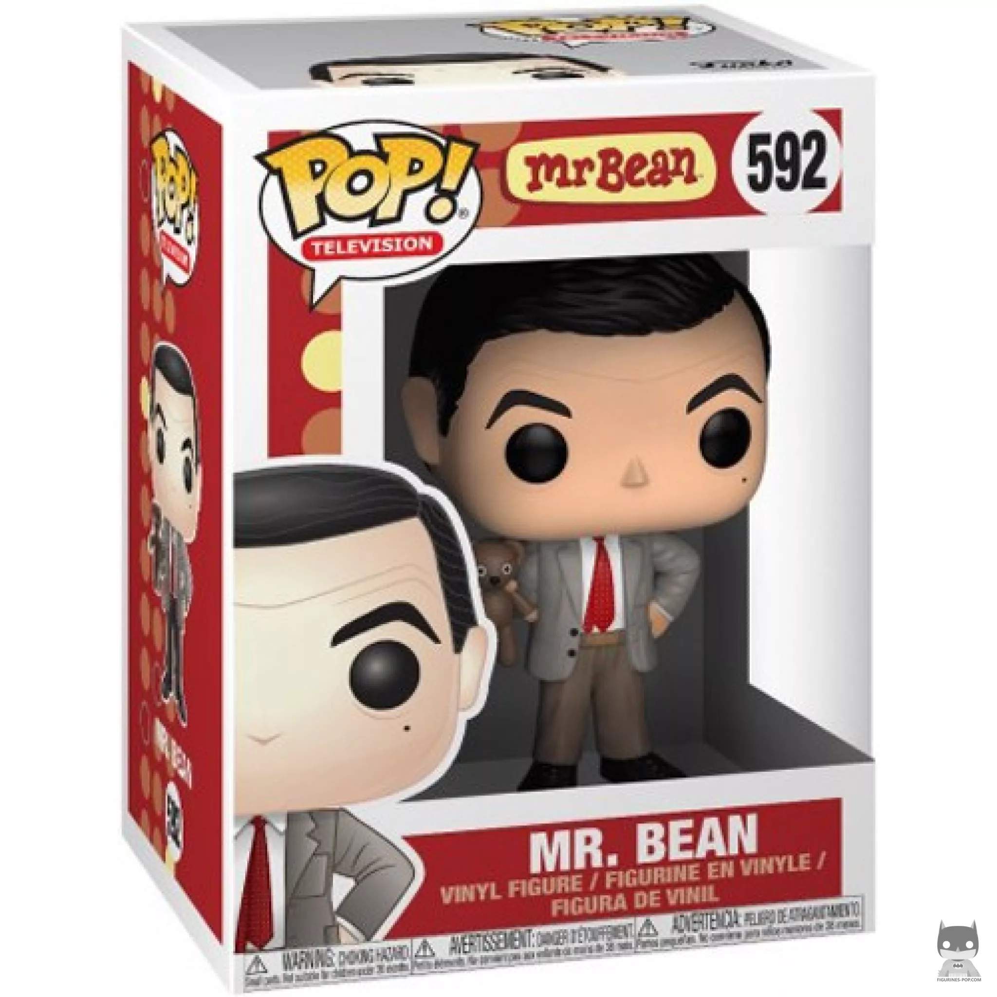 Figura Funko Pop! Mr. Bean en su caja