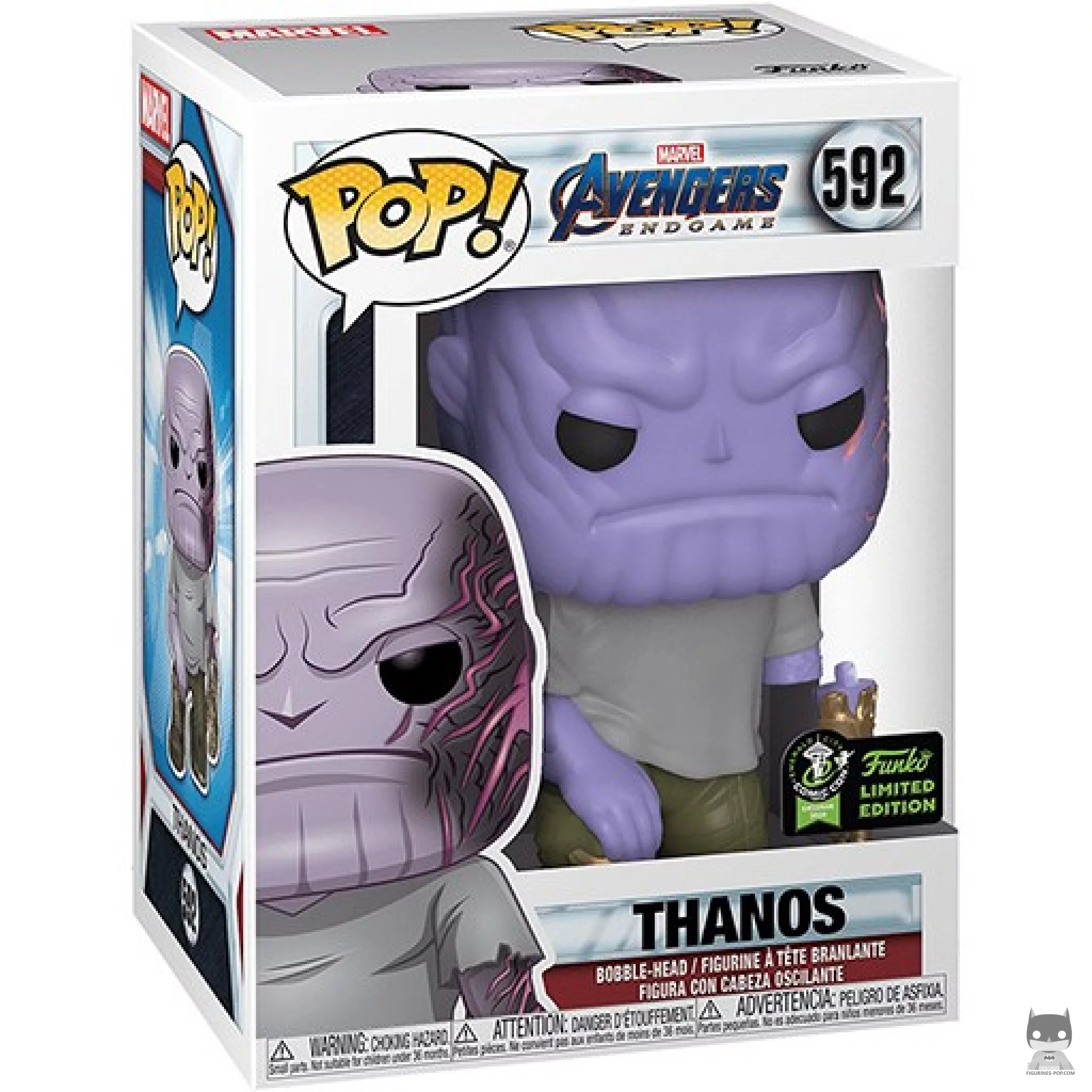 Figura Funko Pop! Thanos en su caja