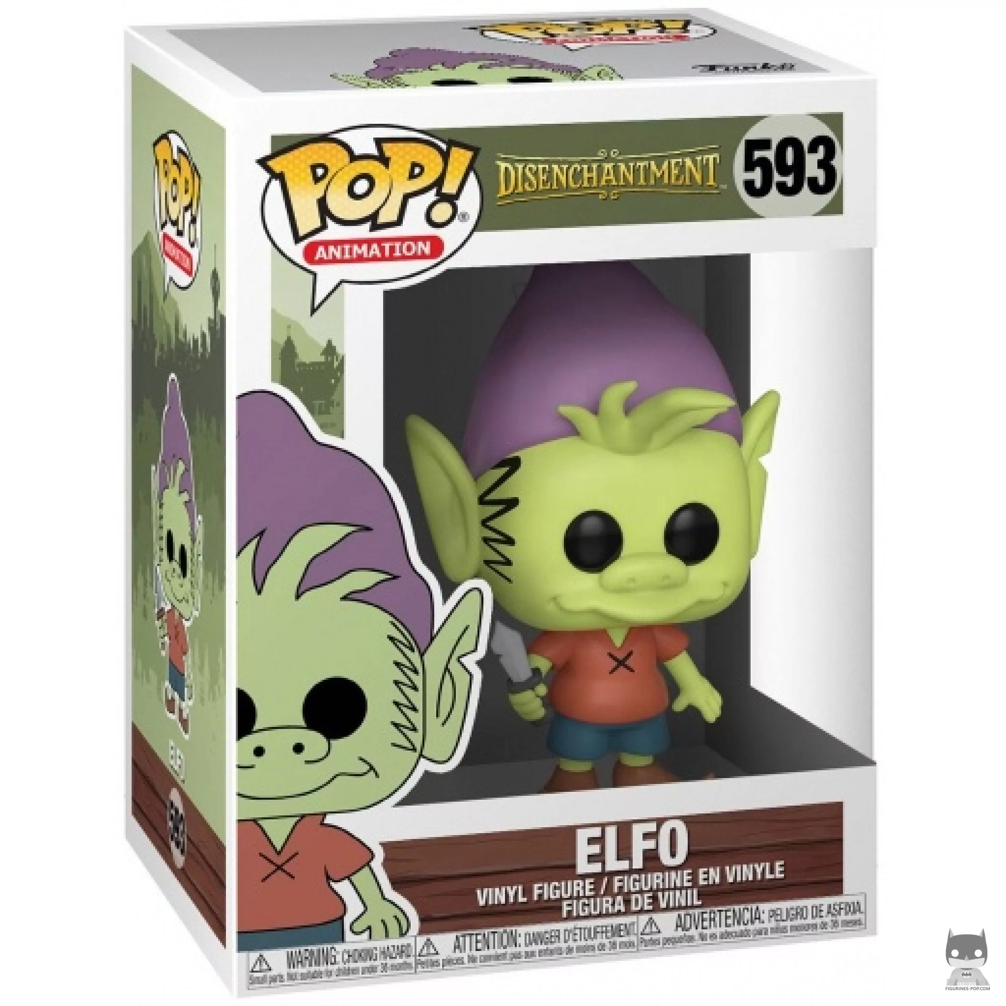 Figura Funko Pop! Elfo en su caja