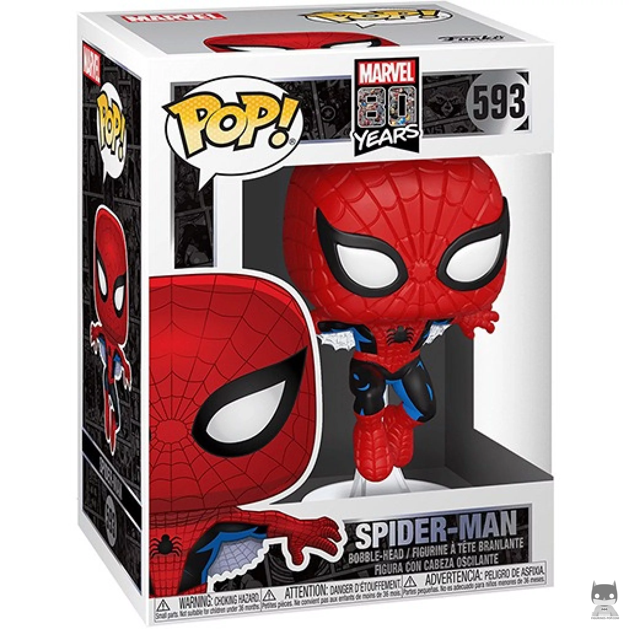 Figura Funko Pop! Spider-Man en su caja