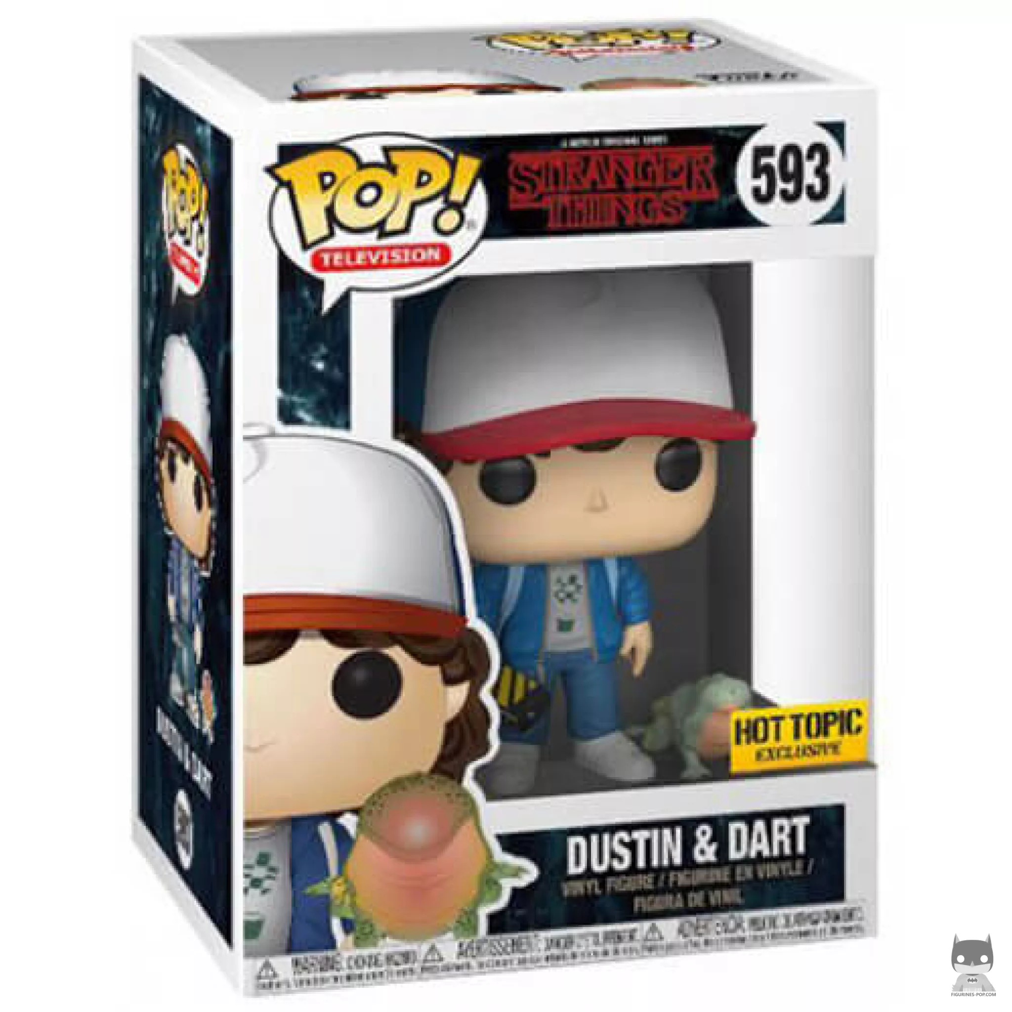 Figura Funko Pop! Dustin & Dart en su caja