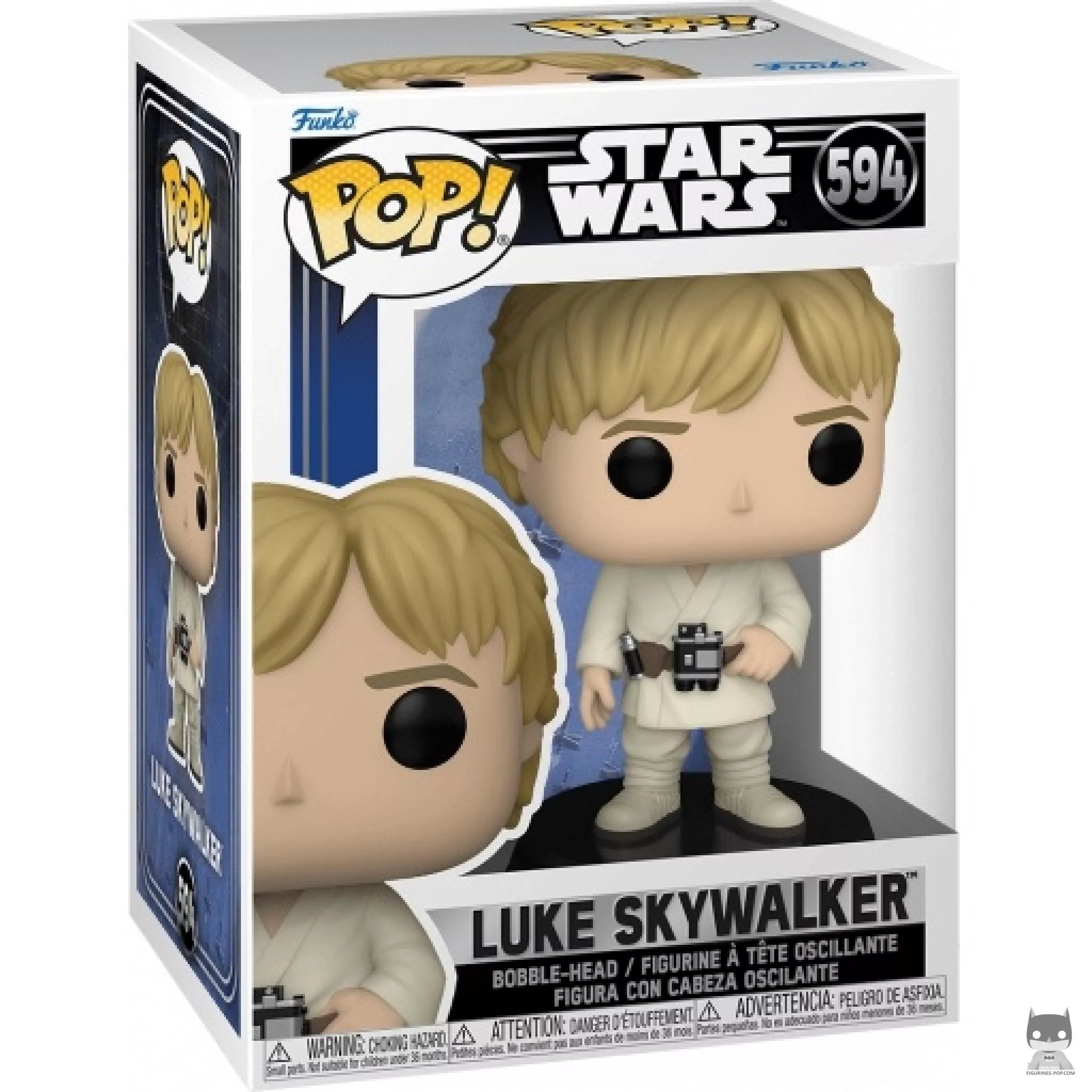 Figura Funko Pop! Luke Skywalker en su caja