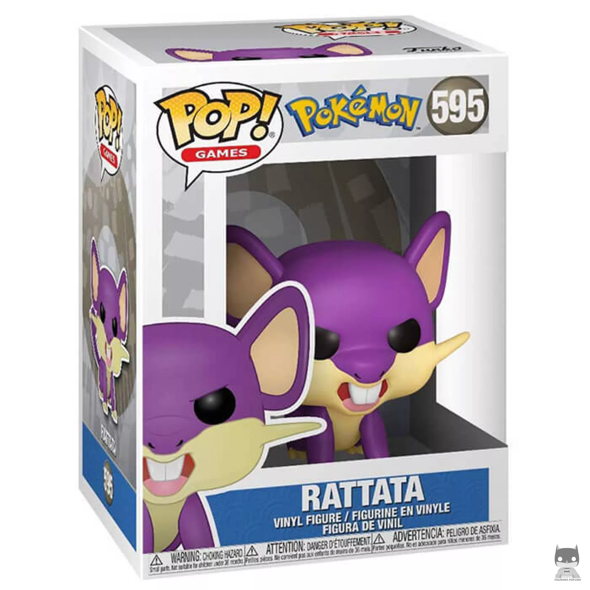 Figura Funko Pop! Rattata en su caja